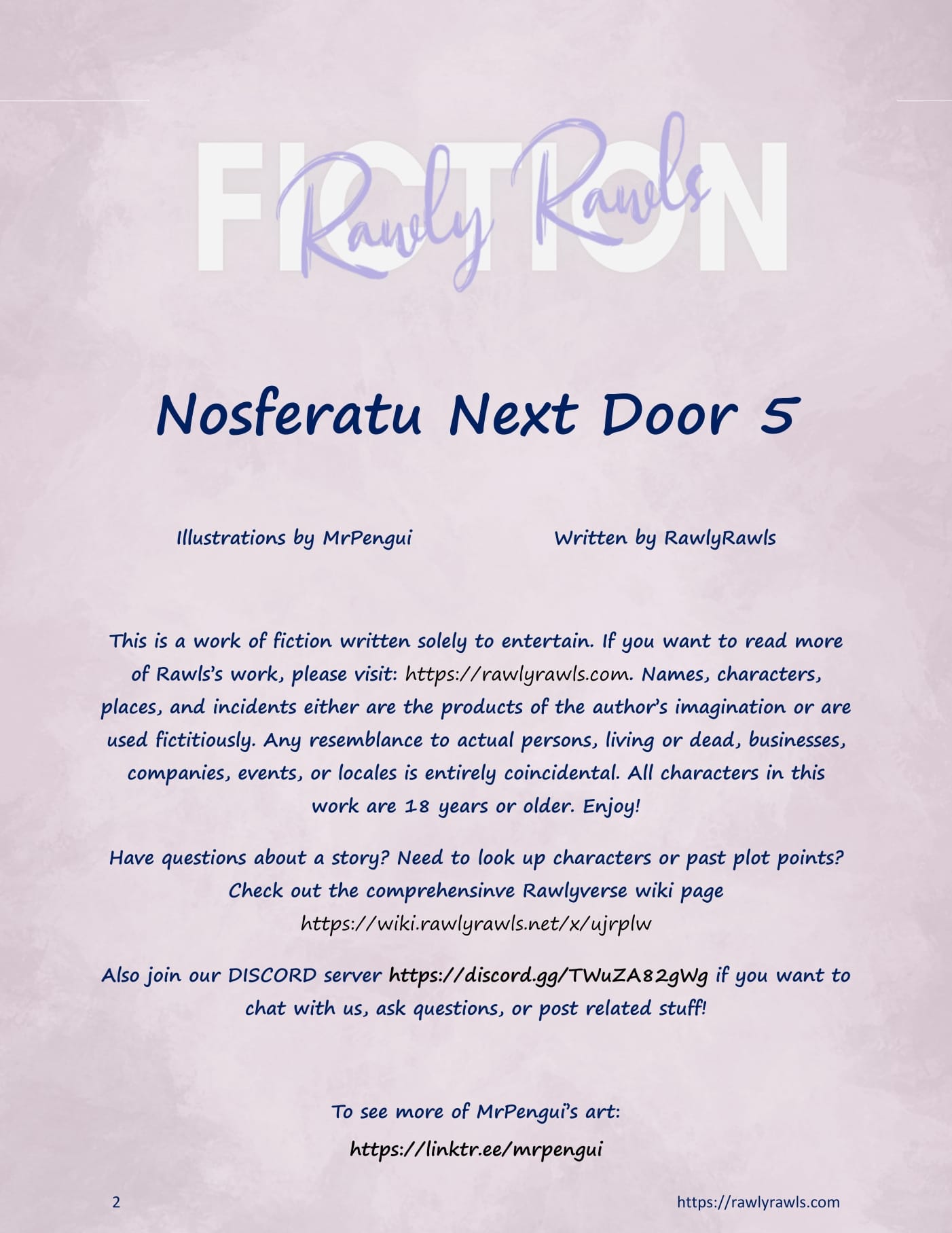 Nosferatu Next Door [MrPengui , RawlyRawls] Chapter 5 - Page 2