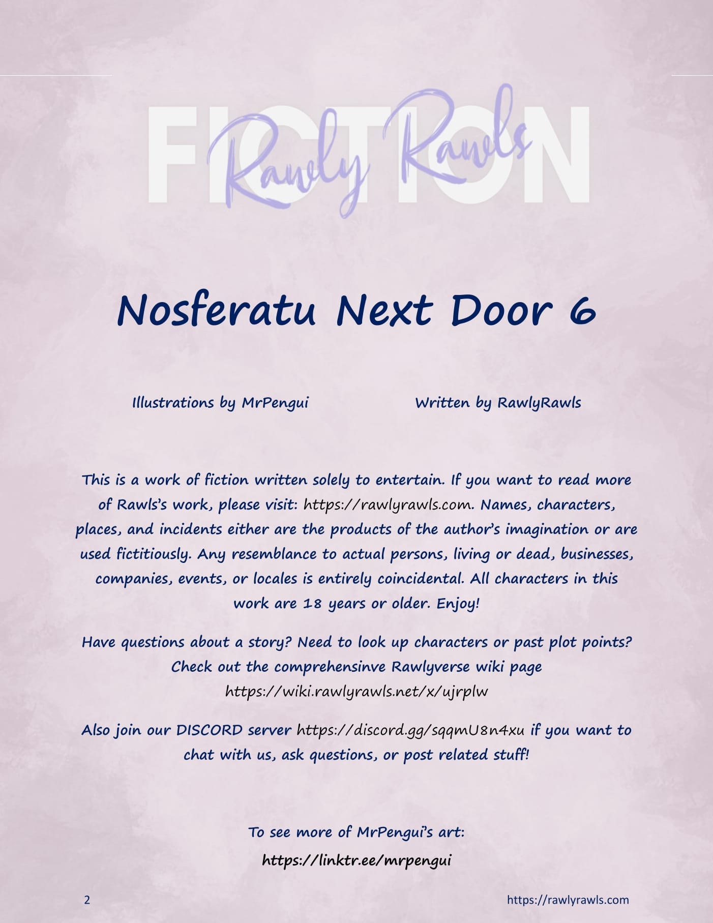 Nosferatu Next Door [MrPengui , RawlyRawls] Chapter 6 - Page 2