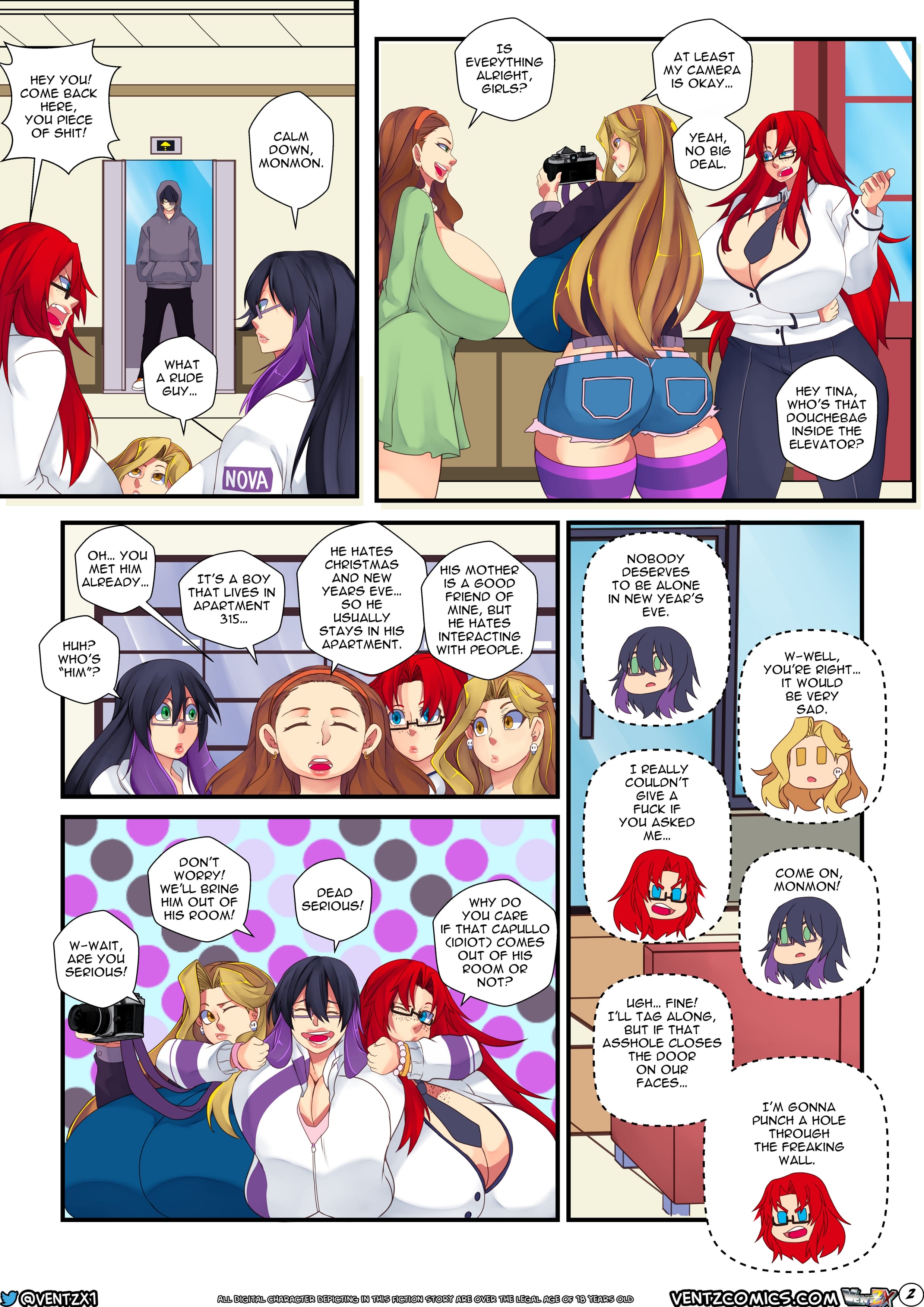 Naughty New Year’s Eve [Ventz Comics] Chapter 1 - Page 4