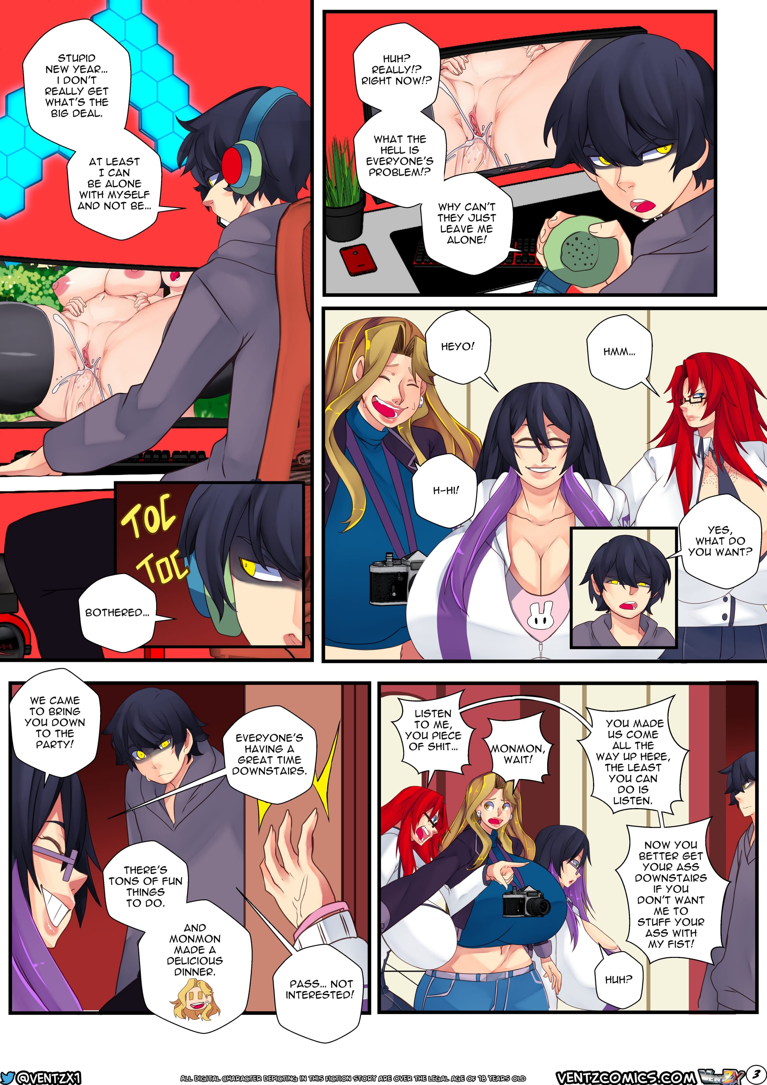 Naughty New Year’s Eve [Ventz Comics] Chapter 1 - Page 5