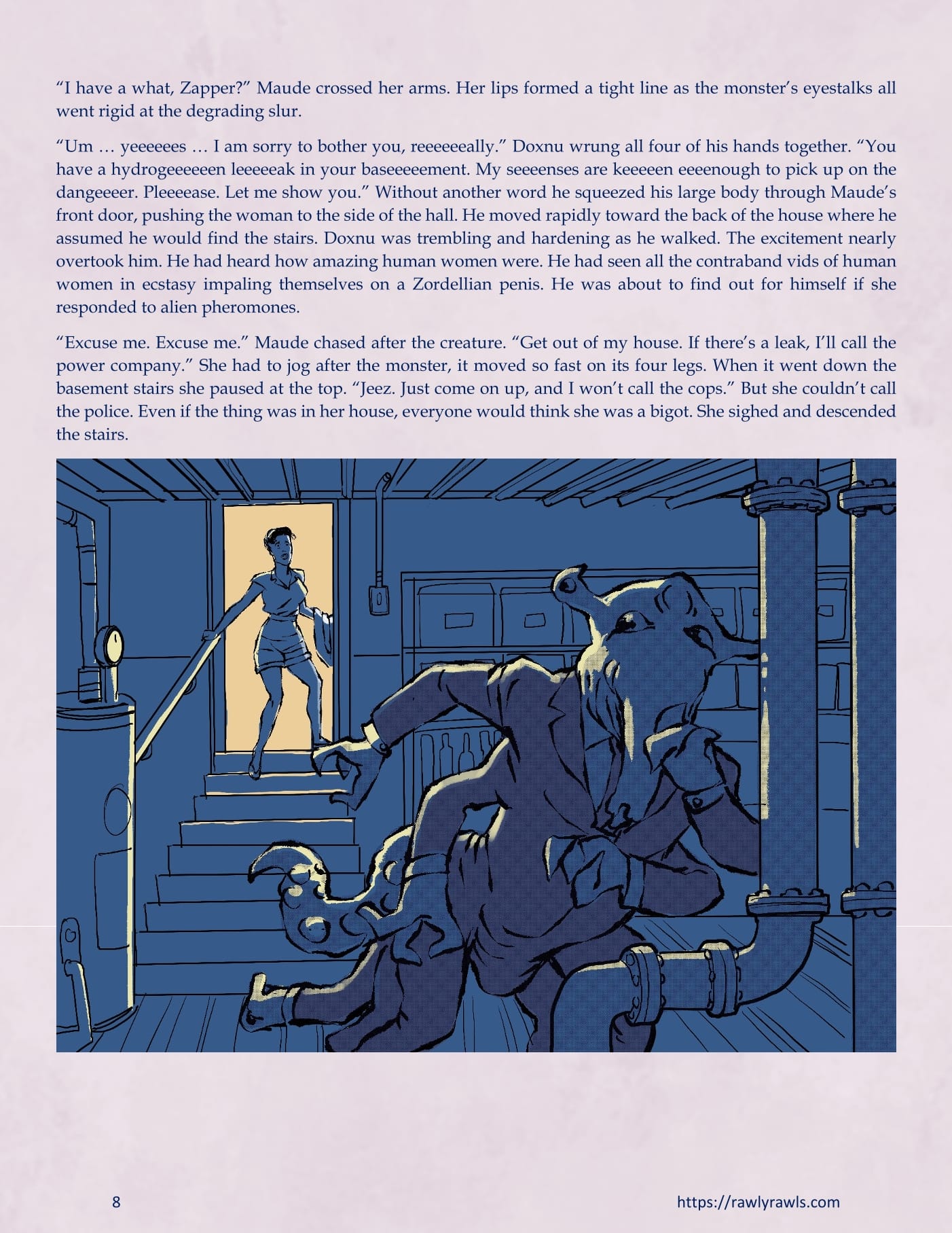Zapped! [DixonLyrax , RawlyRawls] Chapter 1 - Page 8