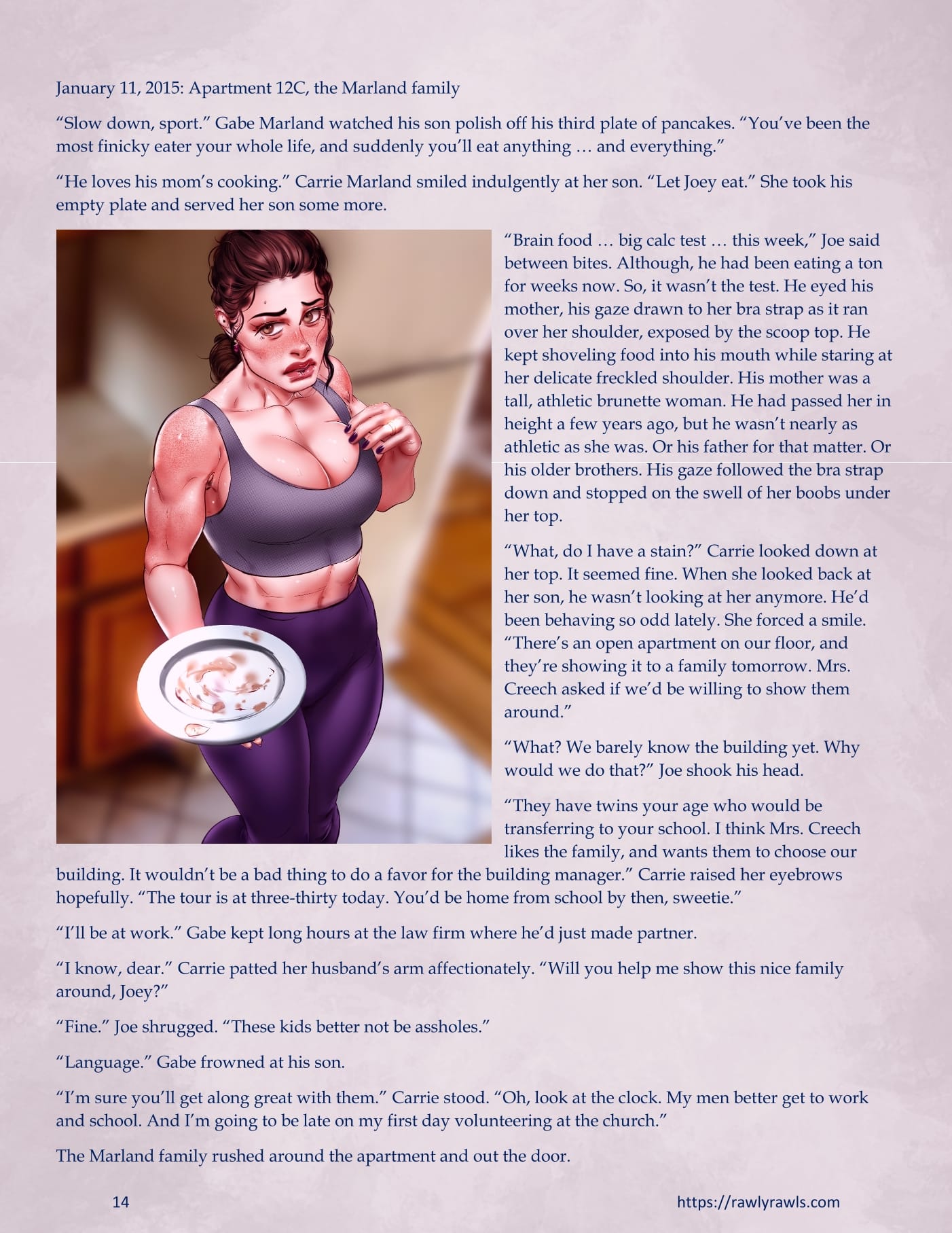3838 Walnut Street [RawlyRawls , SatanicFruitcake] Chapter 1 - Page 14
