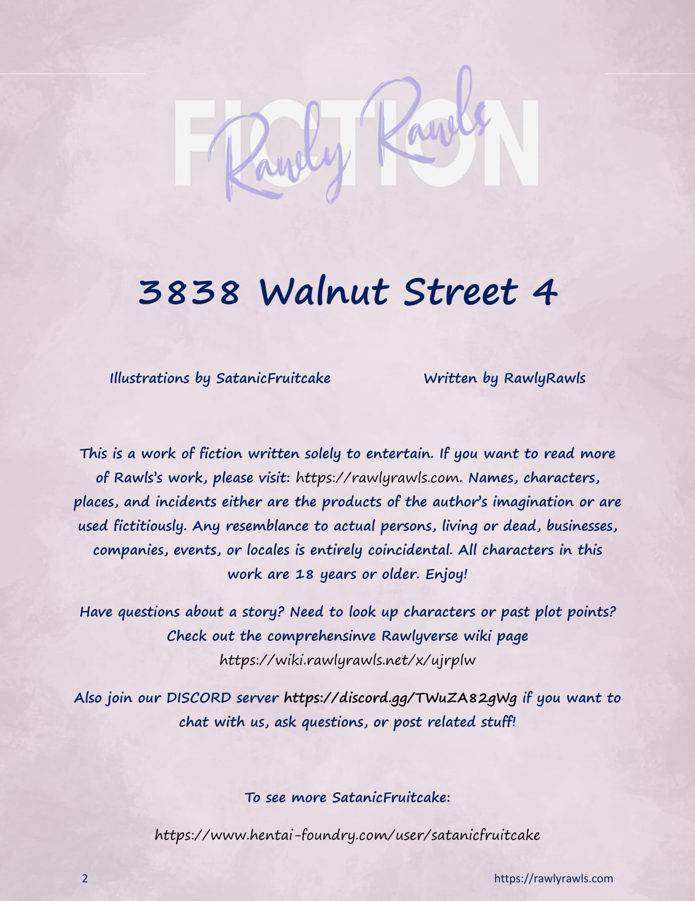 3838 Walnut Street [RawlyRawls , SatanicFruitcake] Chapter 4 - Page 2