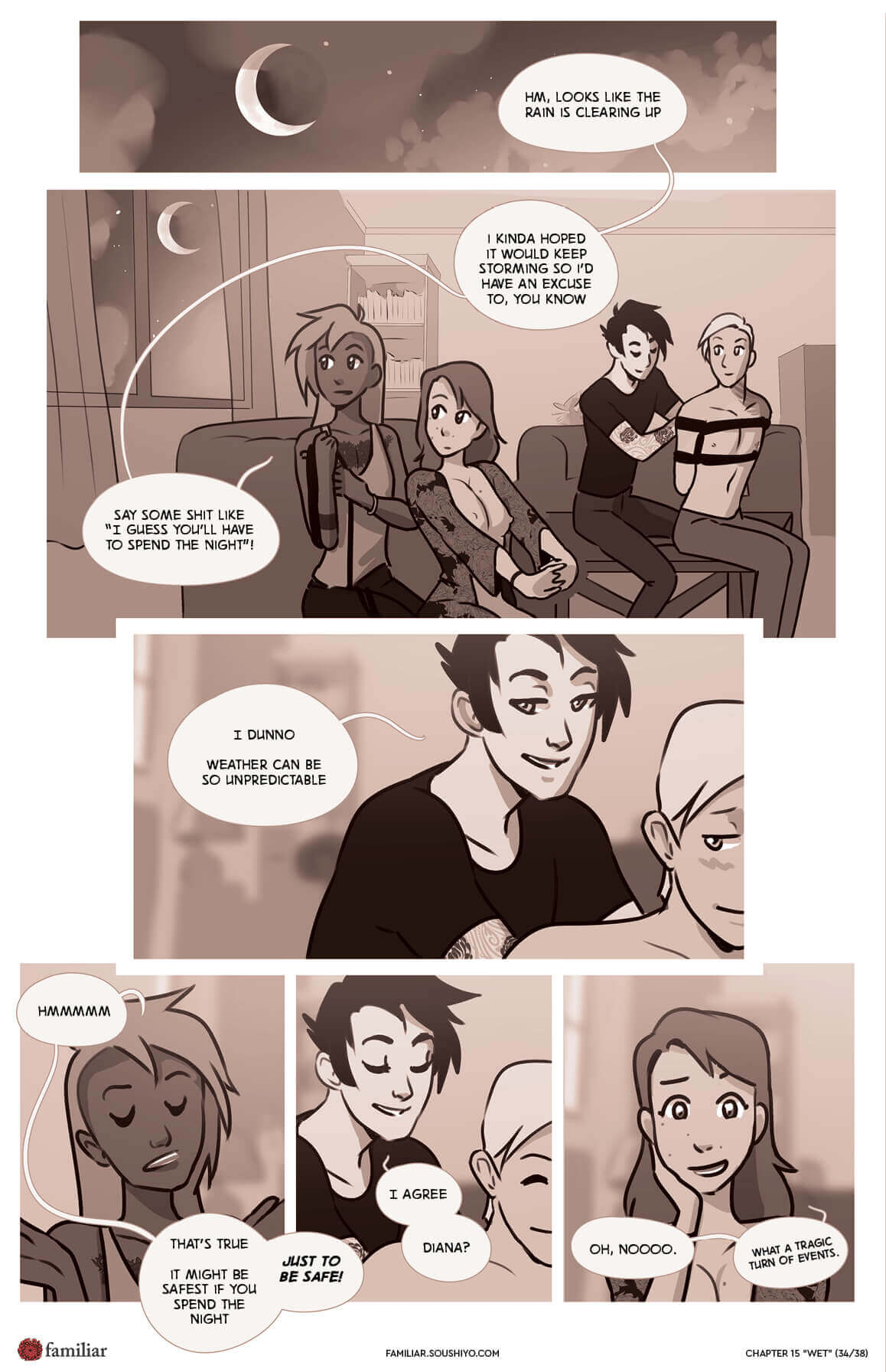 Familiar [Soushiyo] Chapter 15 - Wet Part 2 - Page 35