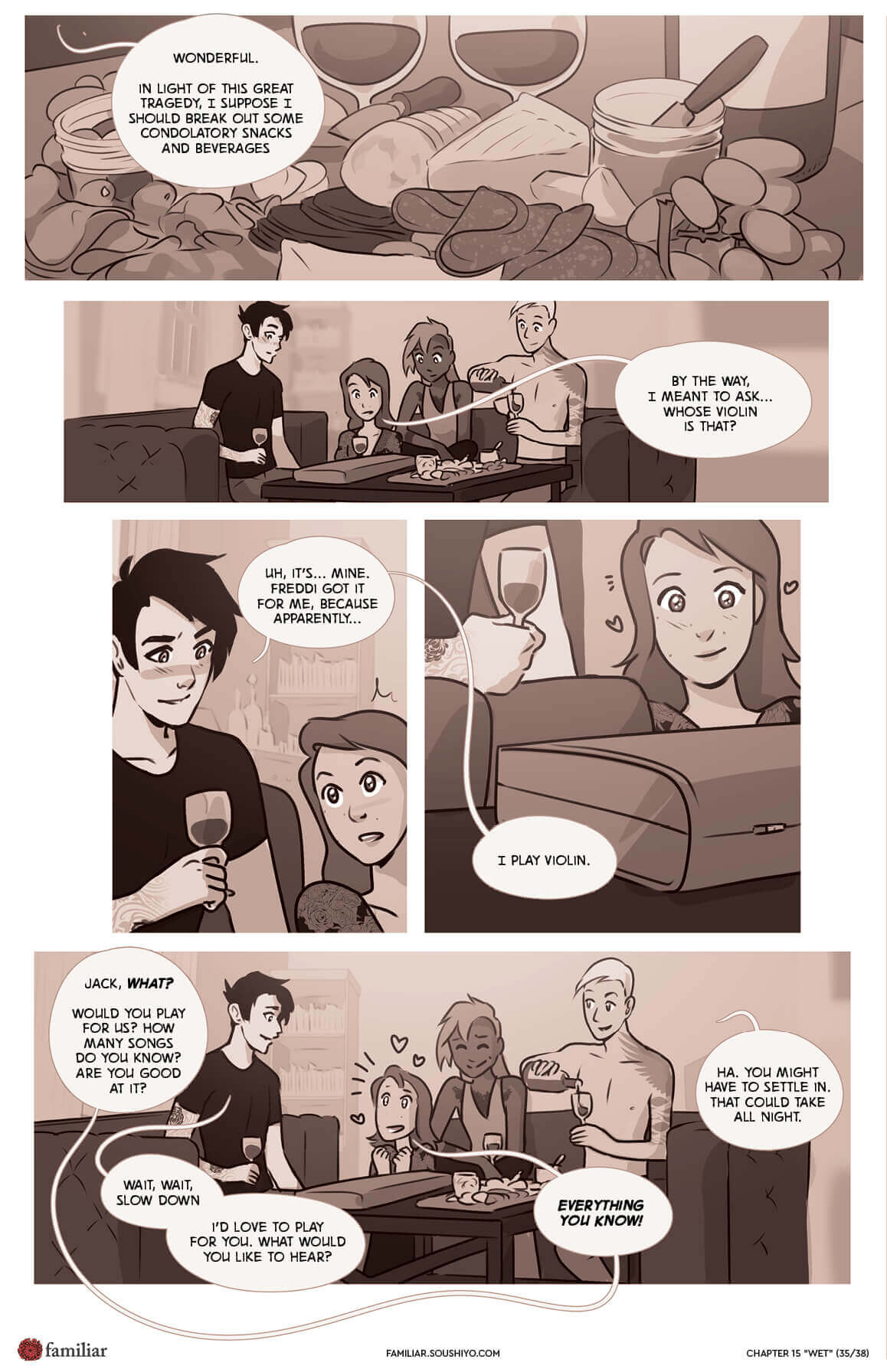 Familiar [Soushiyo] Chapter 15 - Wet Part 2 - Page 36