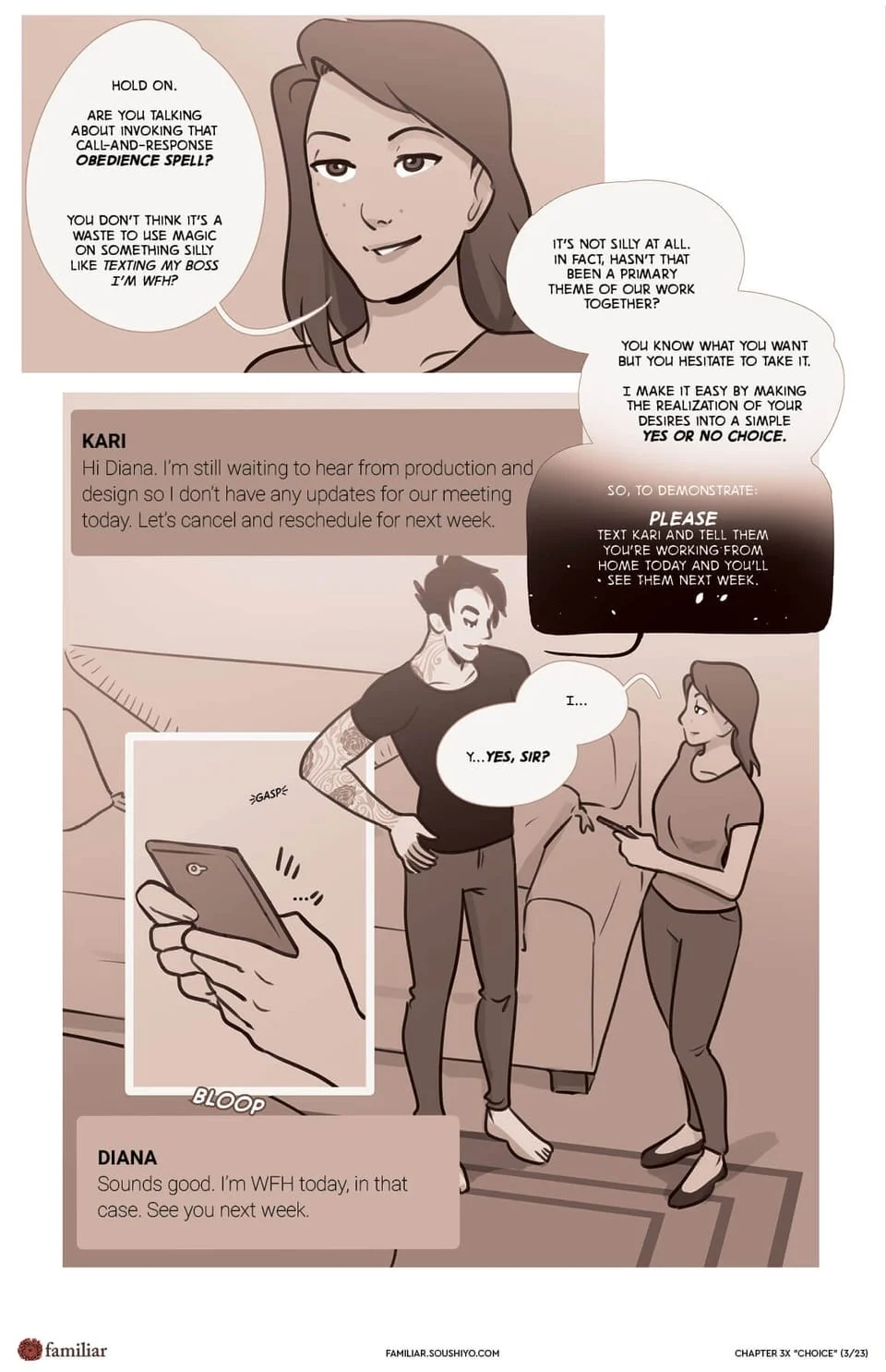 Familiar [Soushiyo] Chapter 18.3 - Choice - Page 4