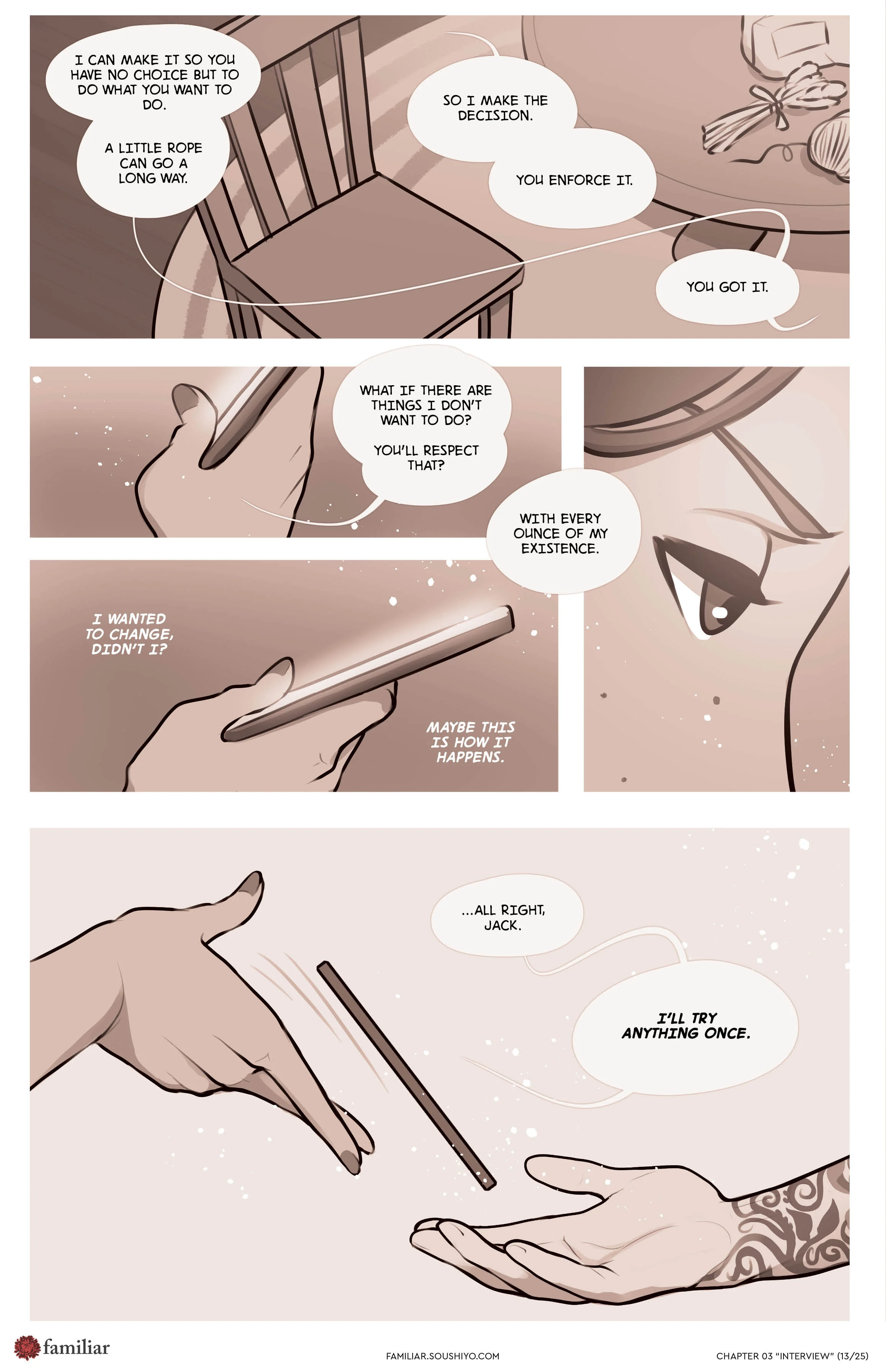 Familiar [Soushiyo] Chapter 03 - Interview - Page 14