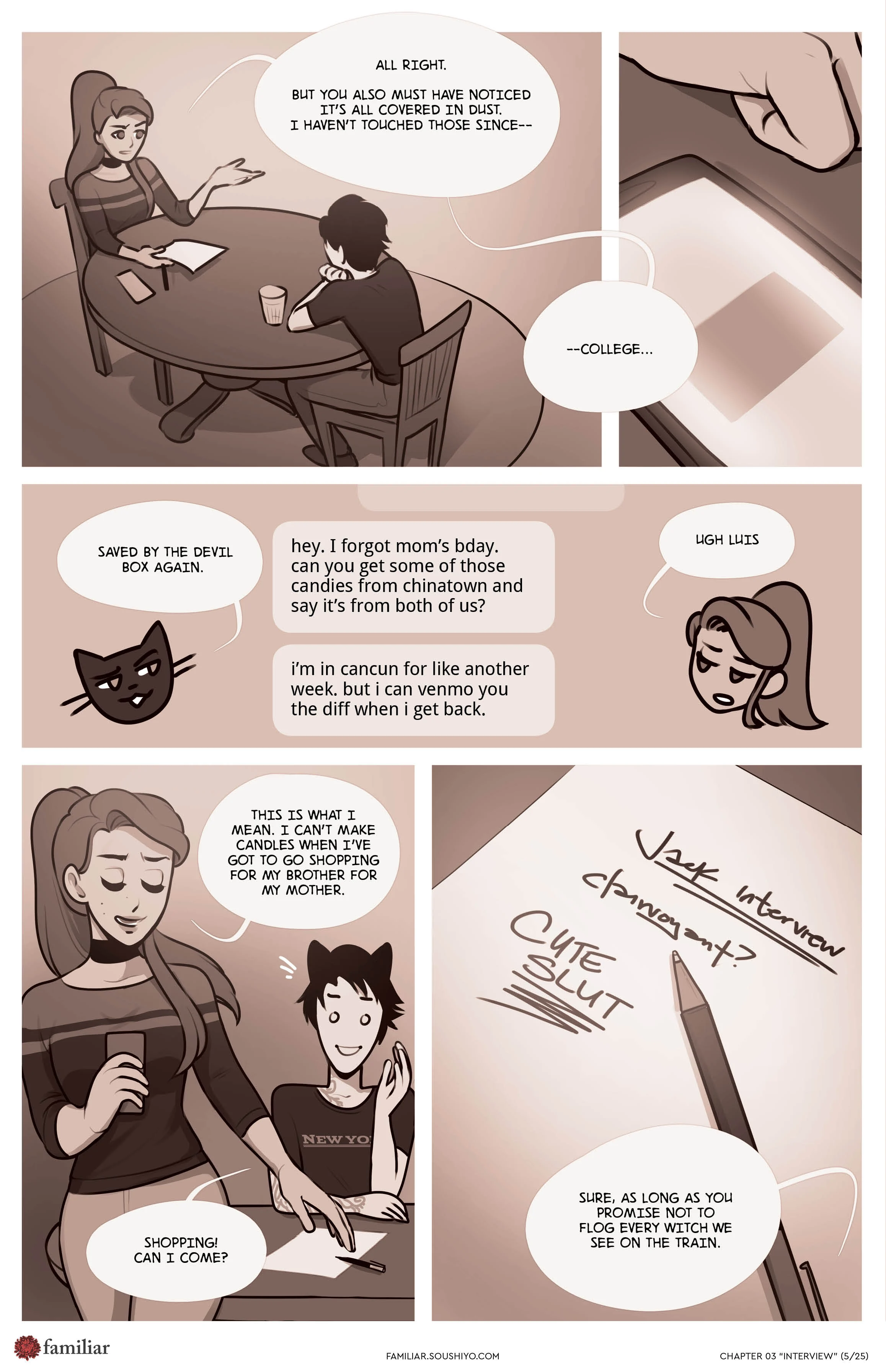 Familiar [Soushiyo] Chapter 03 - Interview - Page 6