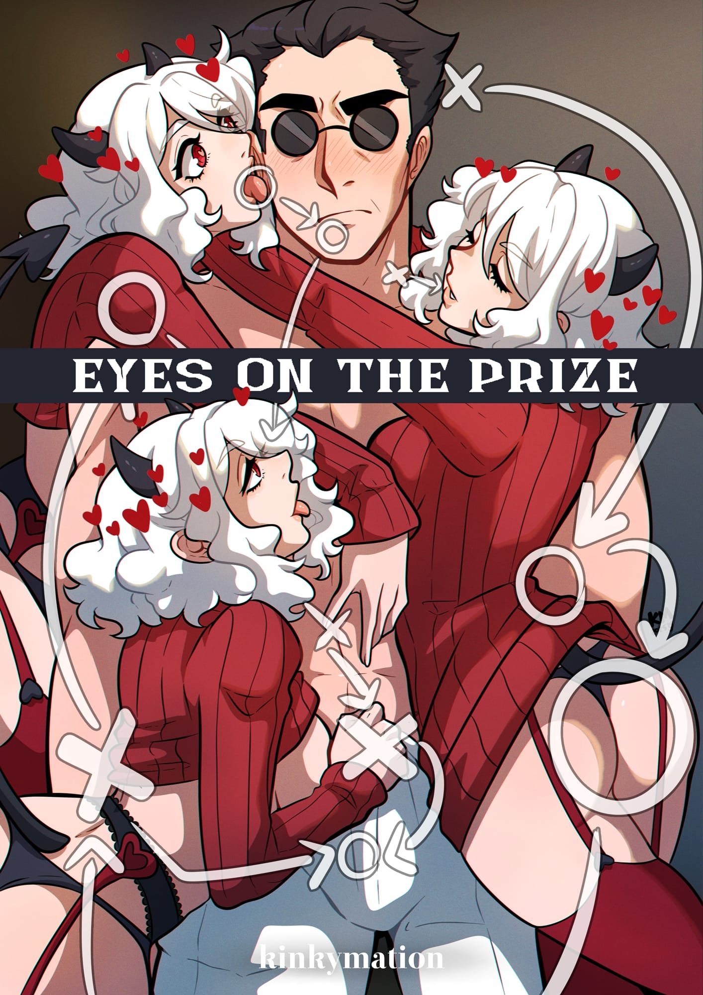 Eyes on the Prize (Helltaker) [Kinkymation] Chapter 1 - Page 1