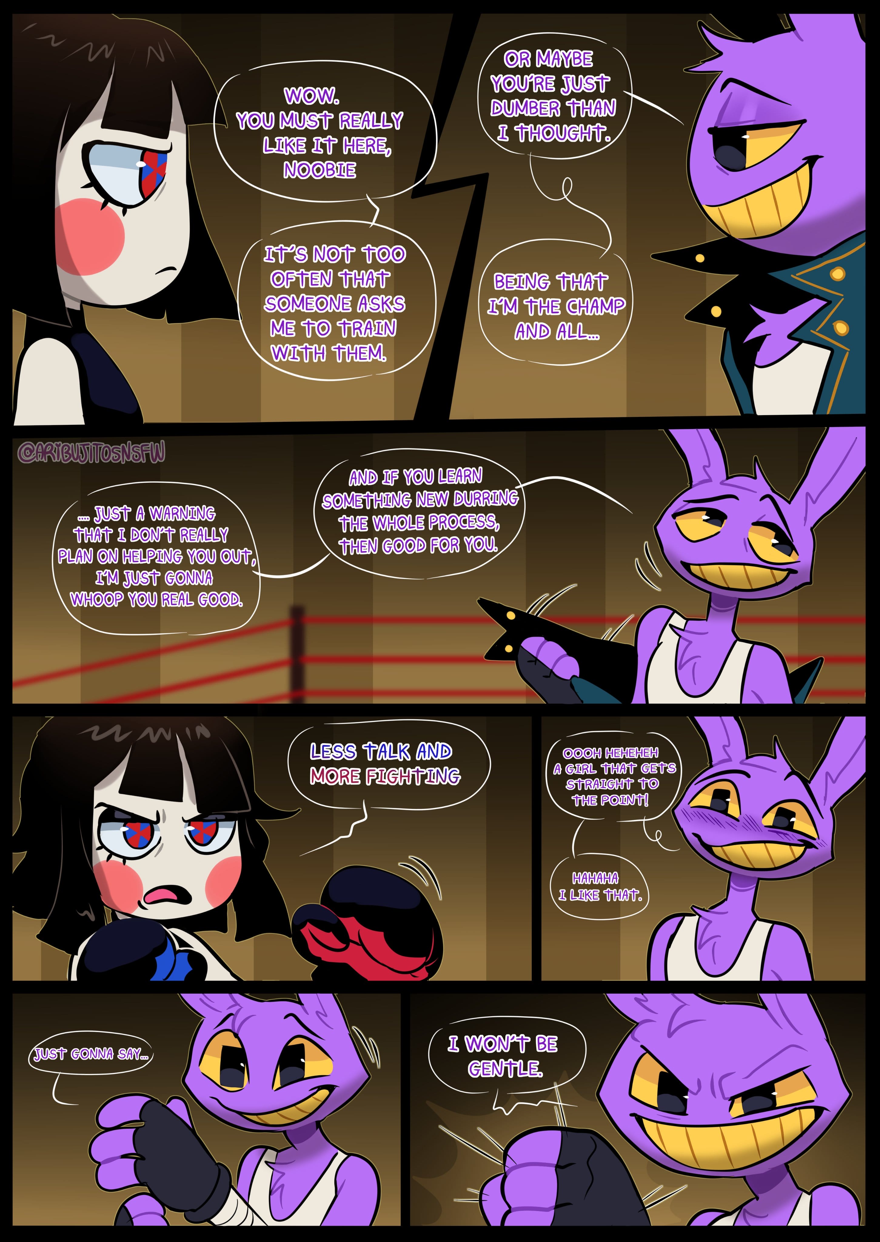 The Amazing Digital Fight Club (The Amazing Digital Circus) [Aricueva] Chapter 1 - Page 2