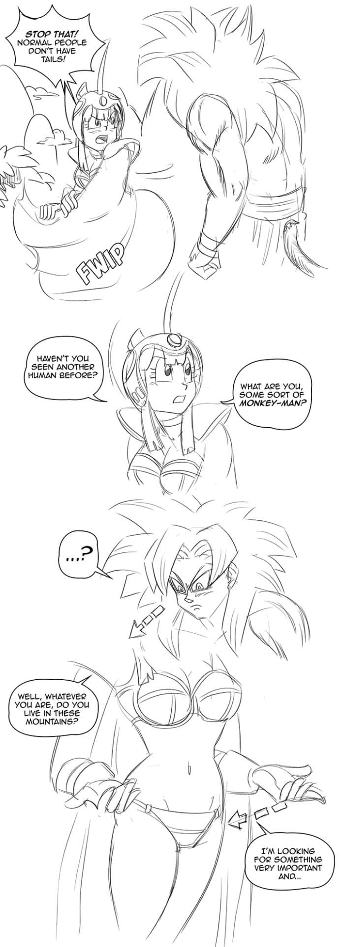 Mate of the Monkey King (Dragon Ball GT) [FunsexyDB] Chapter 1 - Page 14