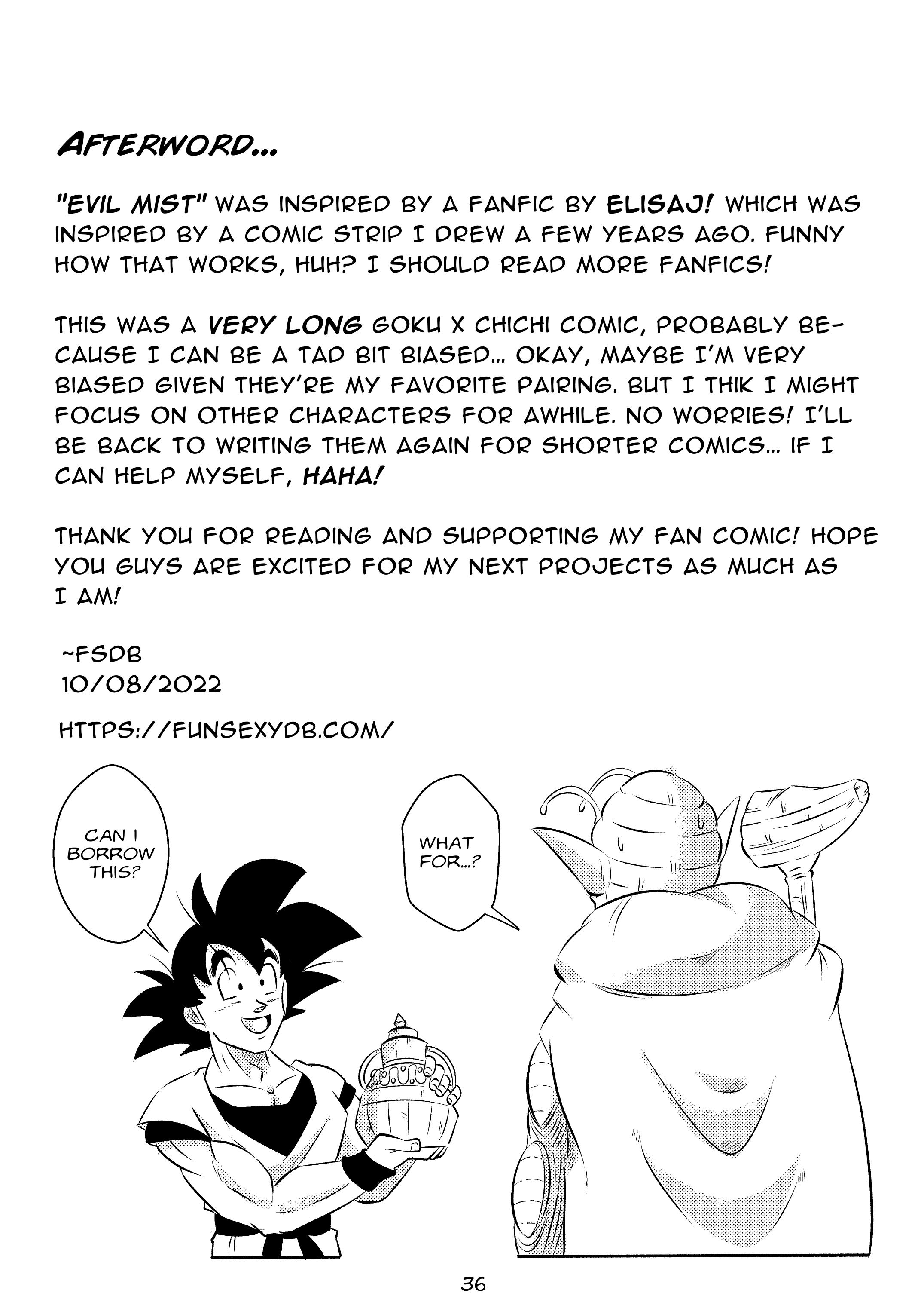 Evil Mist (Dragon Ball Z) [FunsexyDB] Chapter 1 - Page 38