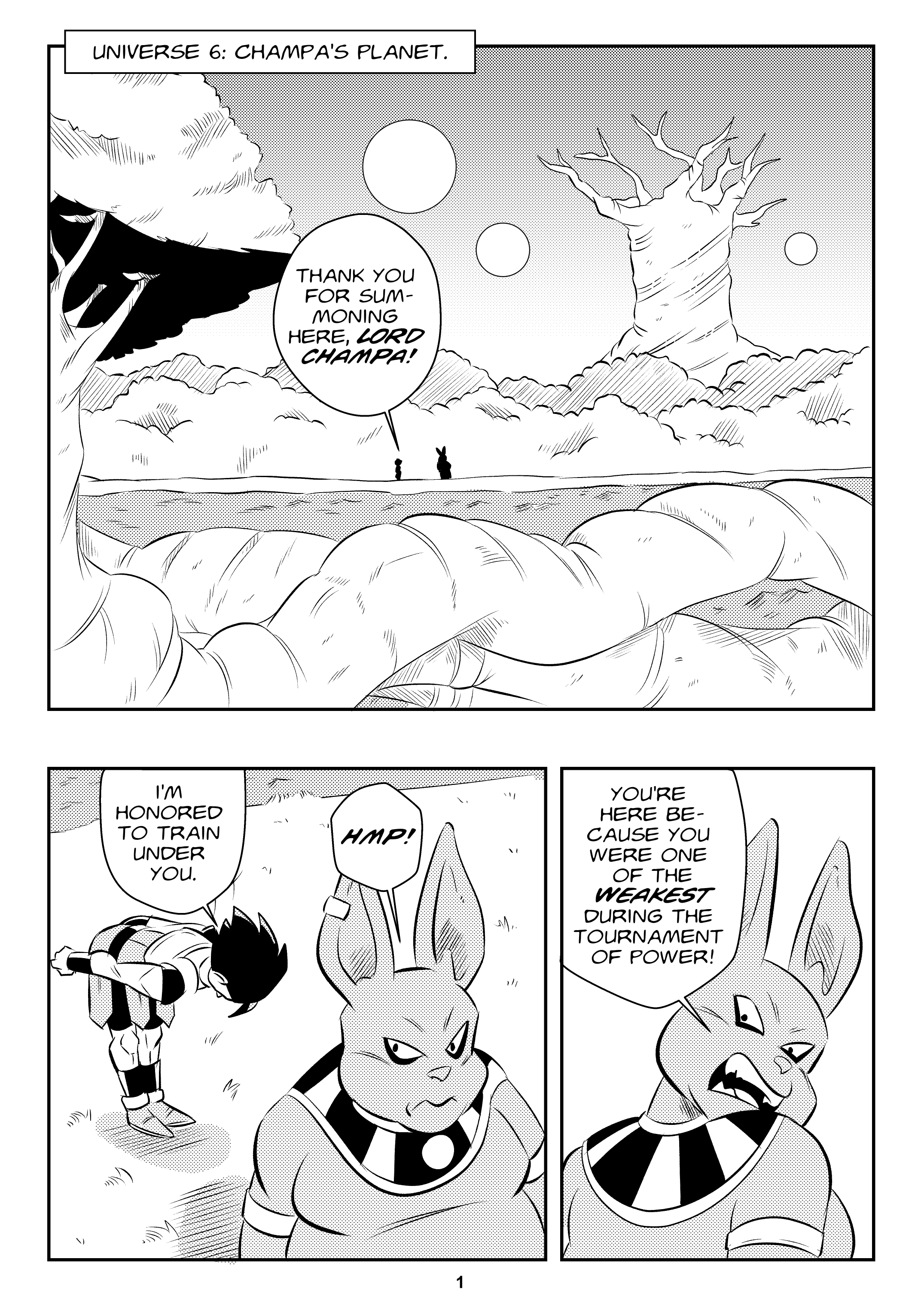 Heavenly Training (Dragon Ball Super) [FunsexyDB] Chapter 1 - Page 2