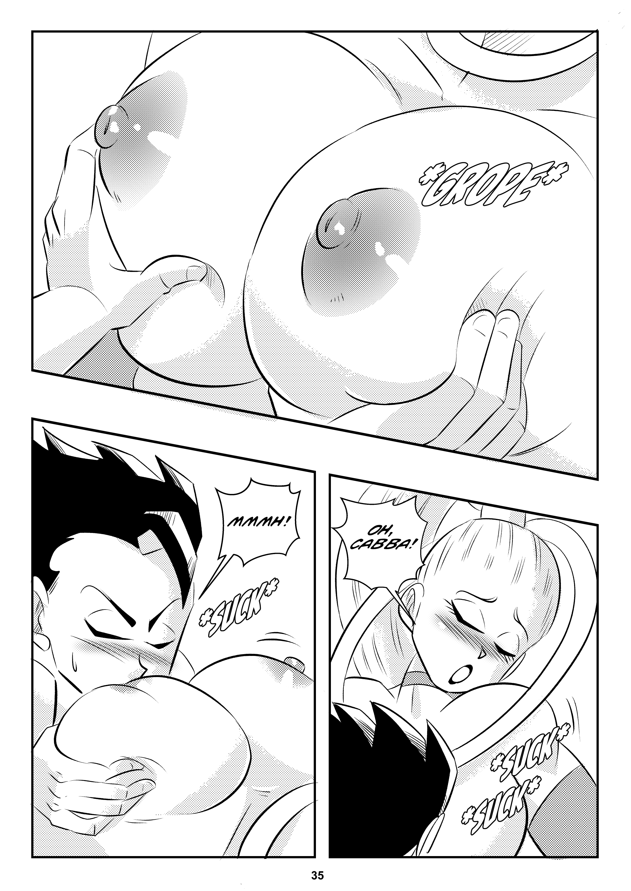 Heavenly Training (Dragon Ball Super) [FunsexyDB] Chapter 1 - Page 36
