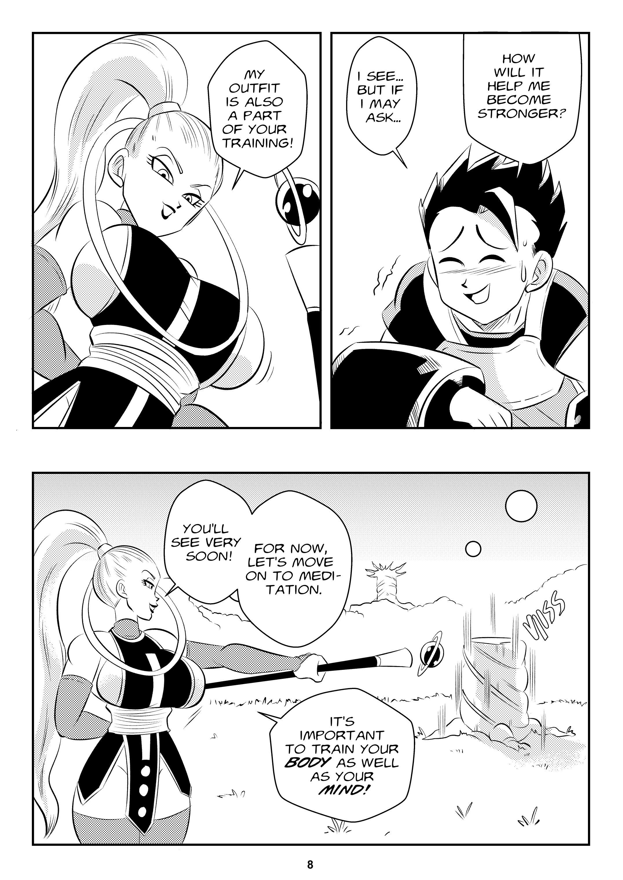Heavenly Training (Dragon Ball Super) [FunsexyDB] Chapter 1 - Page 9