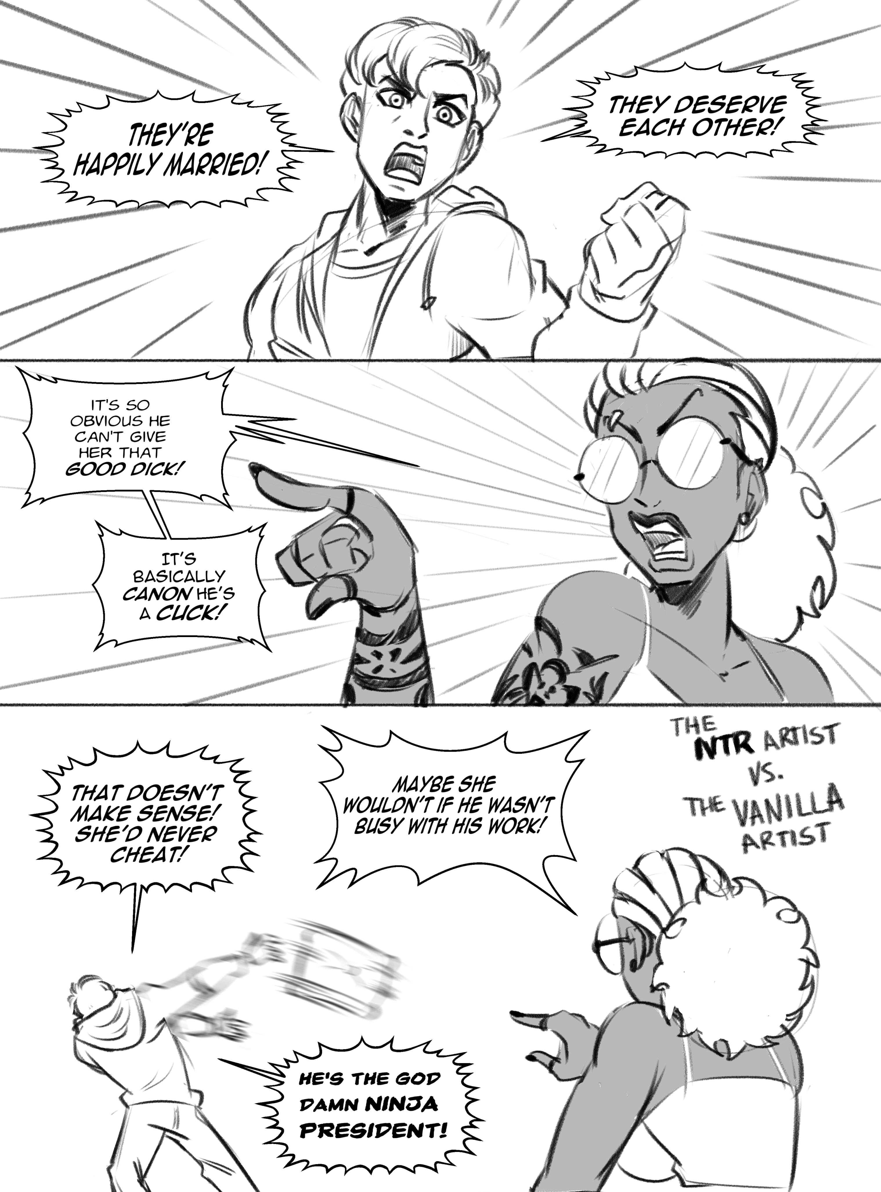 NTR Artist vs Vanilla Artist [Glassfish] NTR Artist vs Vanilla Artist - Page 3