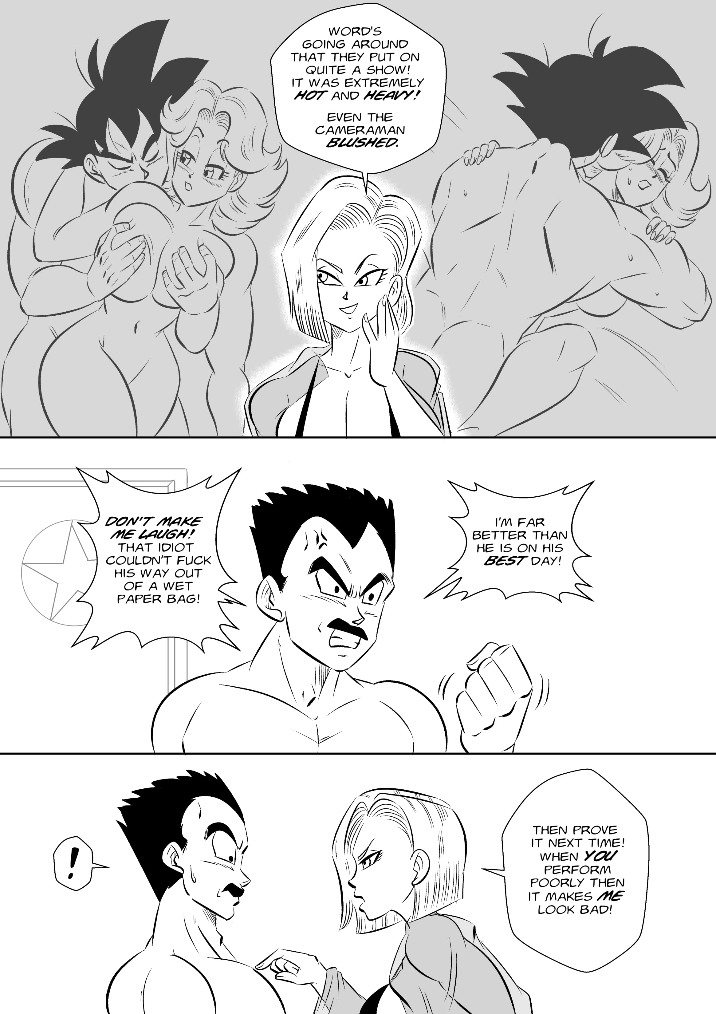 On Set (Dragon Ball Z) [FunsexyDB] Chapter 1 - Page 10