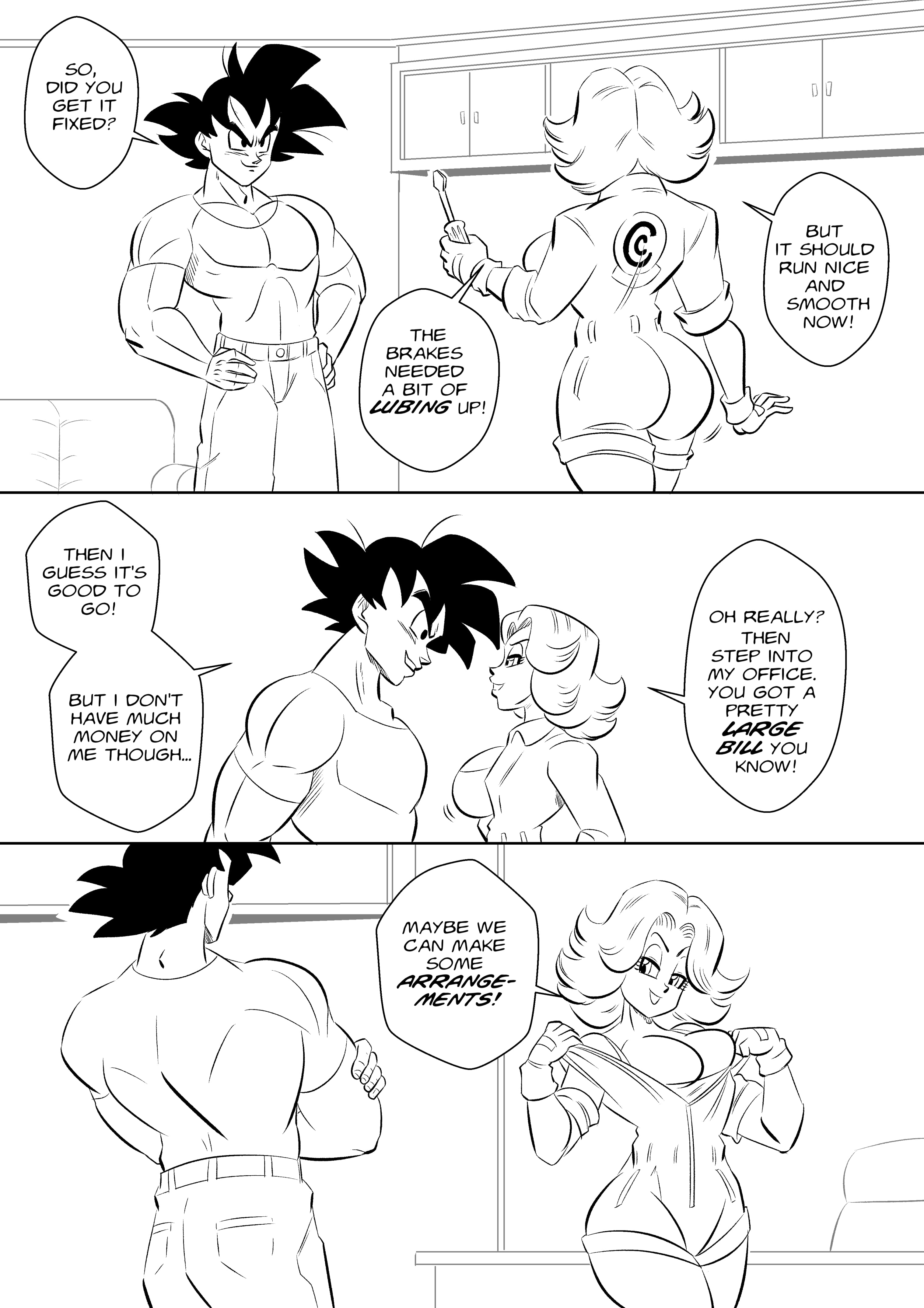 On Set (Dragon Ball Z) [FunsexyDB] Chapter 1 - Page 12