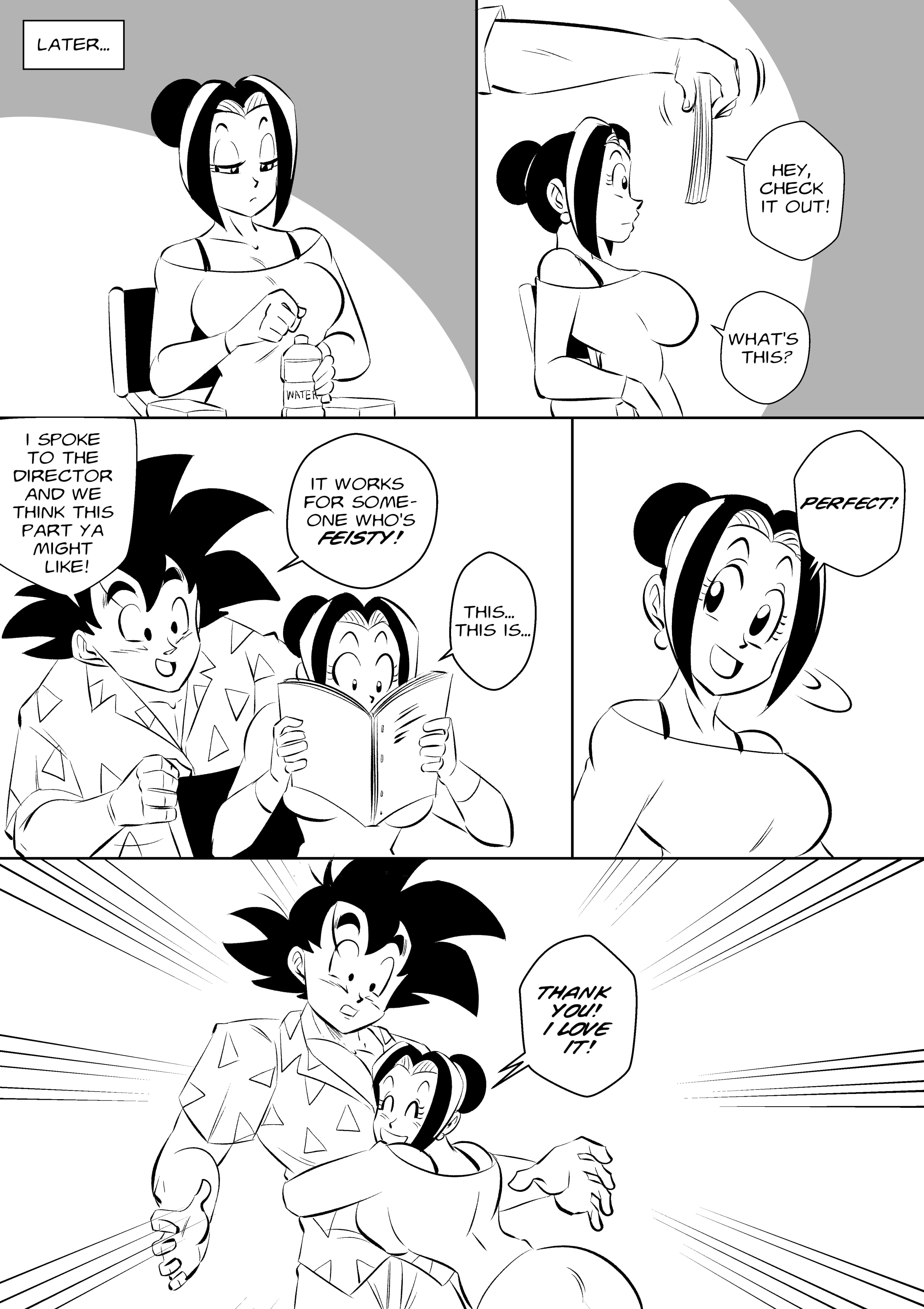 On Set (Dragon Ball Z) [FunsexyDB] Chapter 1 - Page 35