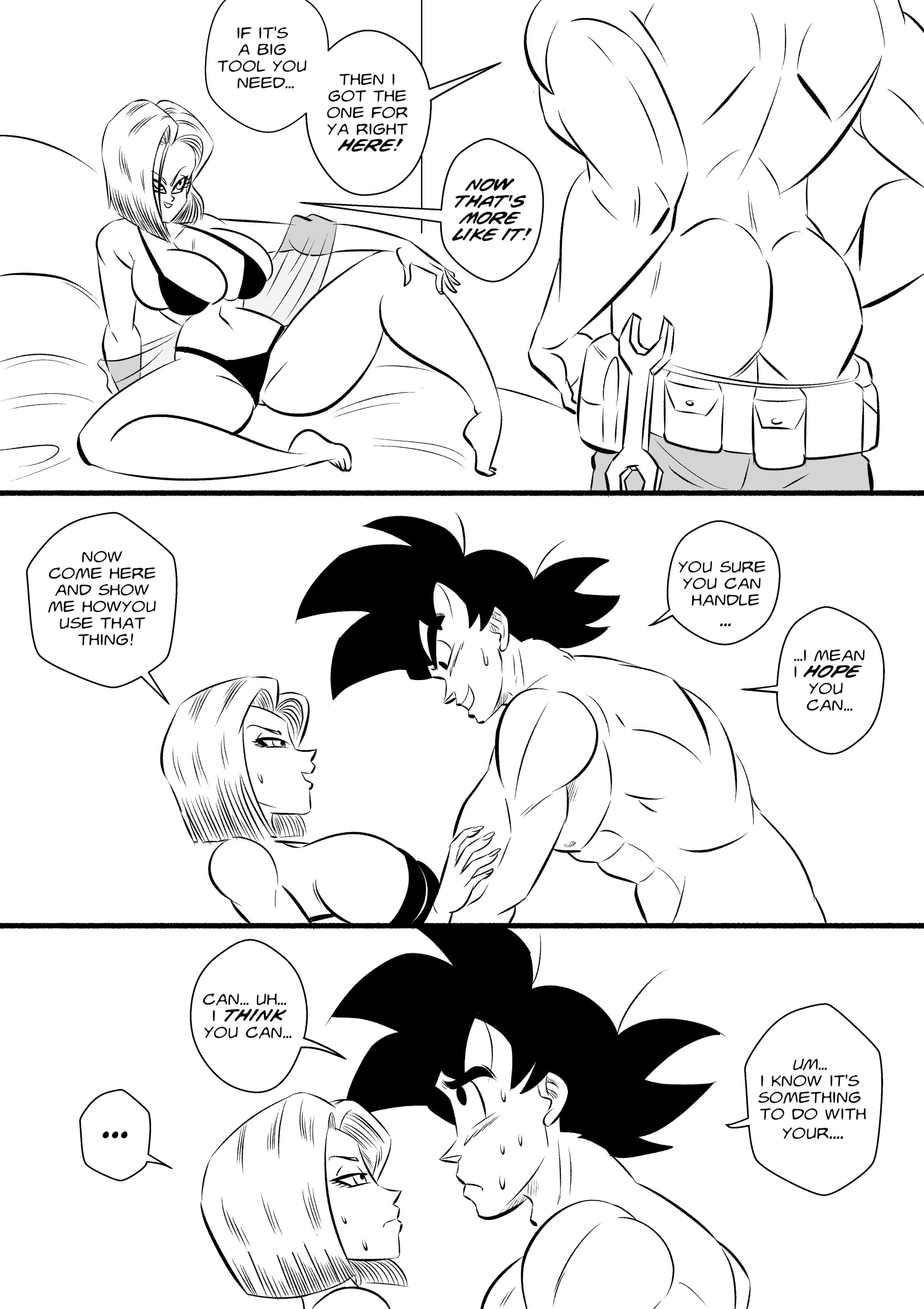 On Set (Dragon Ball Z) [FunsexyDB] Chapter 1 - Page 4
