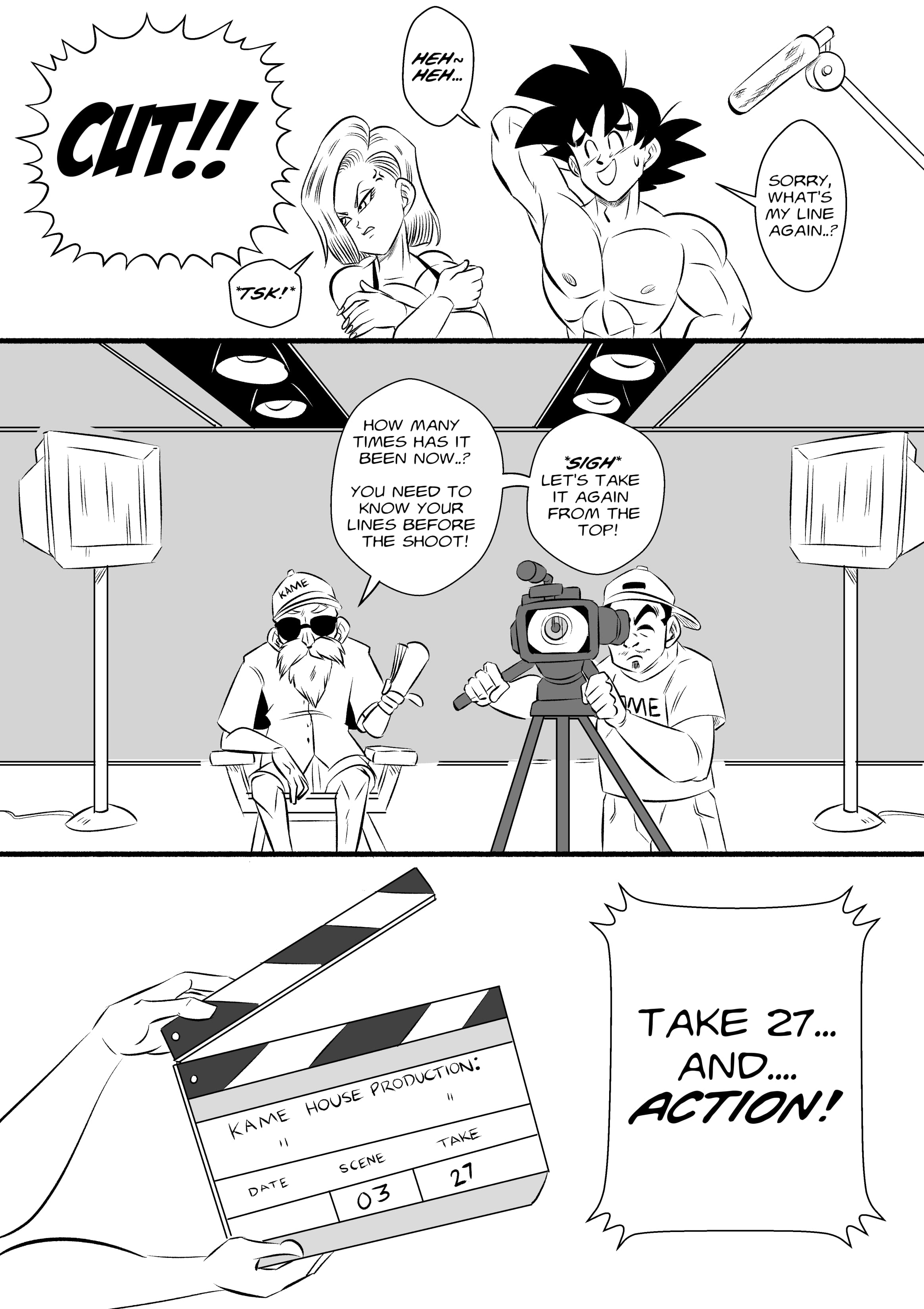 On Set (Dragon Ball Z) [FunsexyDB] Chapter 1 - Page 5
