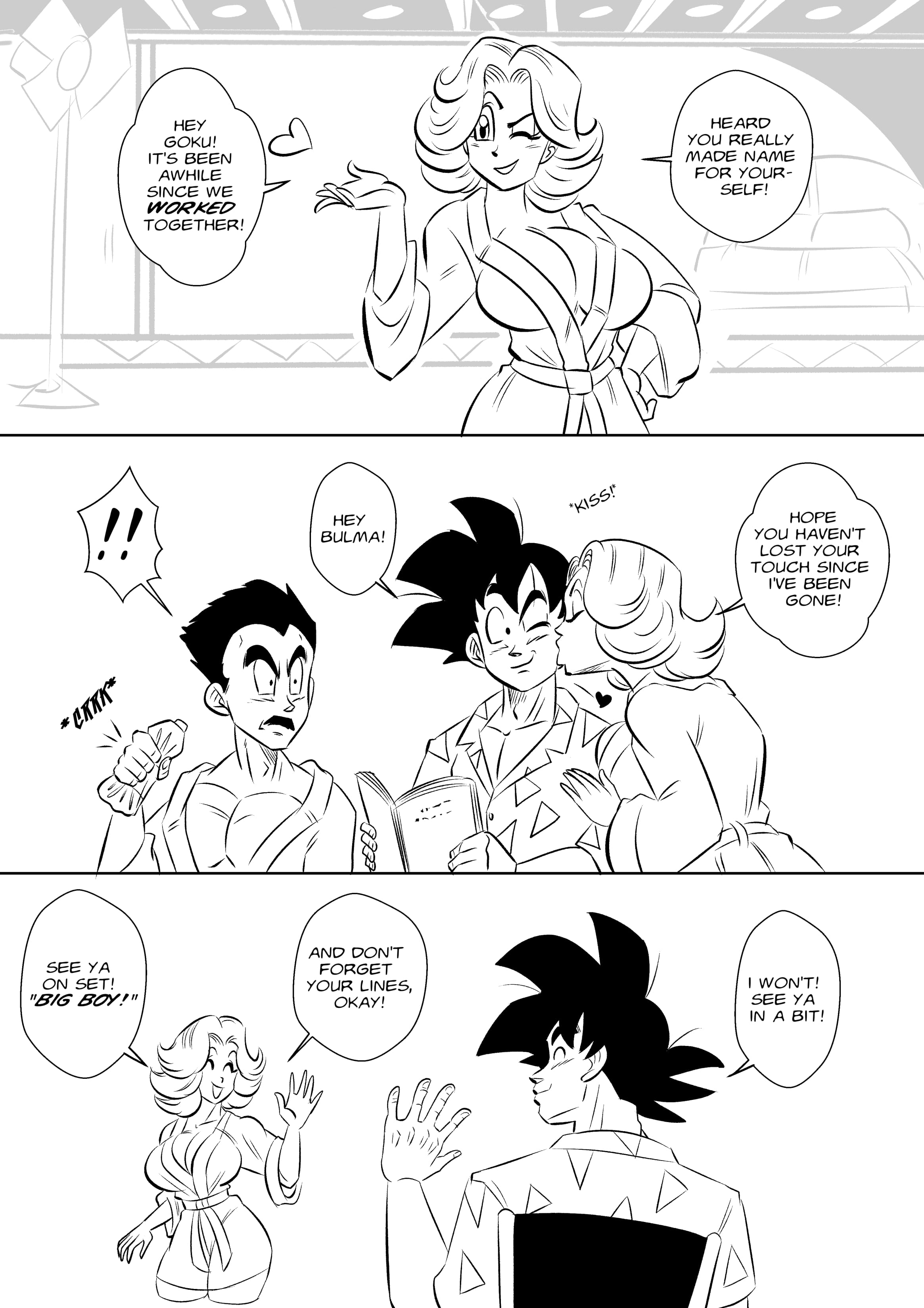 On Set (Dragon Ball Z) [FunsexyDB] Chapter 1 - Page 7