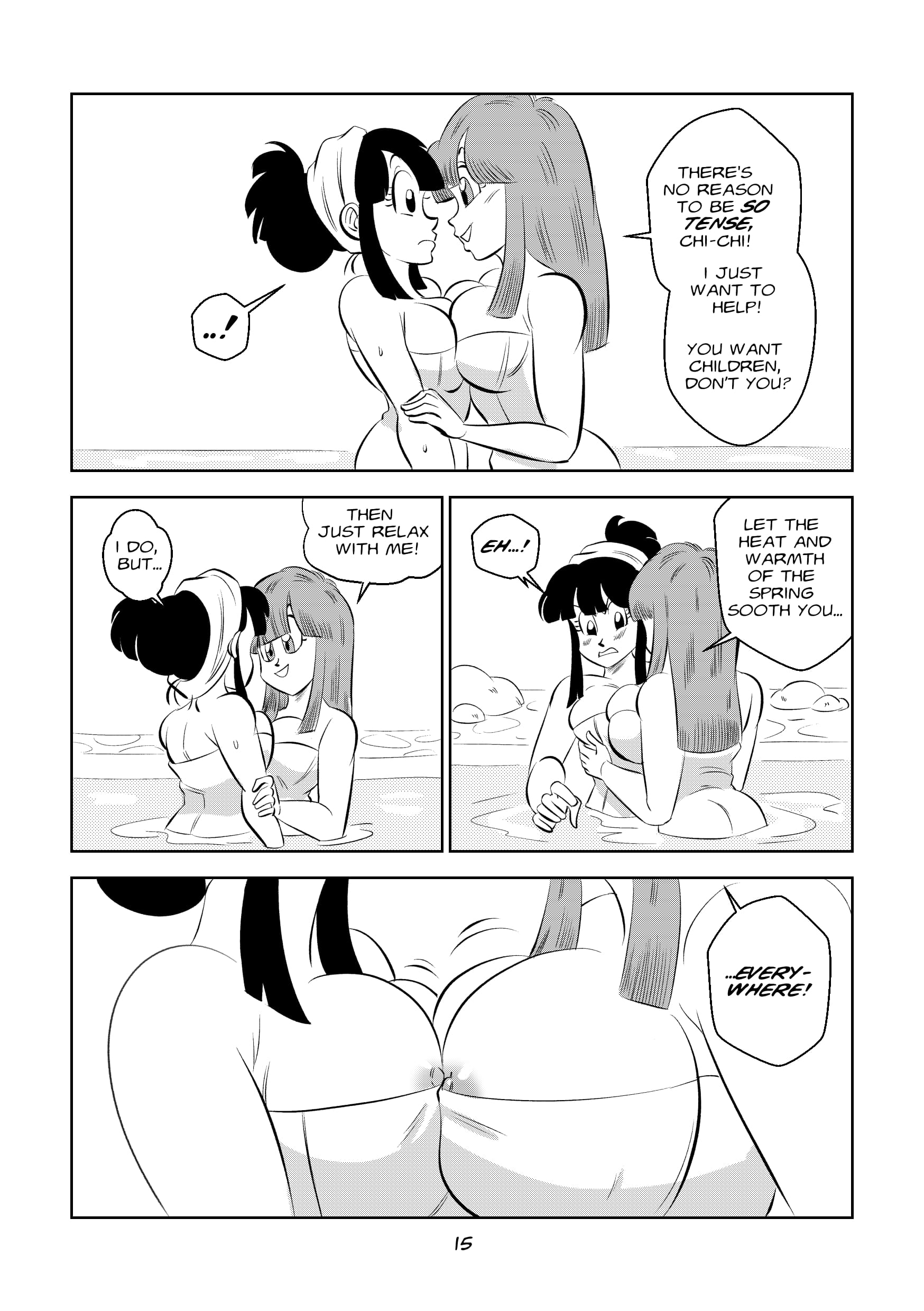 Return to Jingle Village (Dragon Ball) [FunsexyDB] Chapter 1 - Page 15