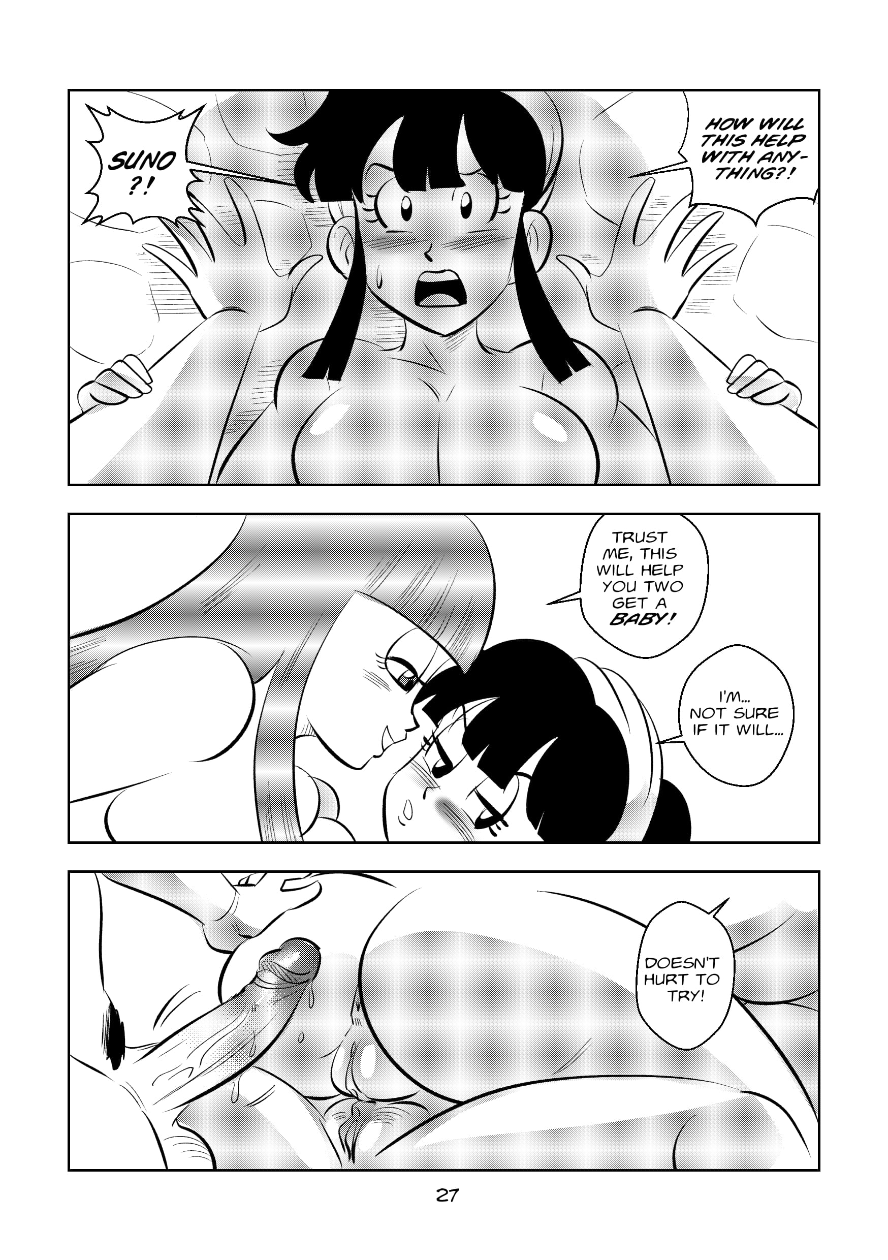 Return to Jingle Village (Dragon Ball) [FunsexyDB] Chapter 1 - Page 27