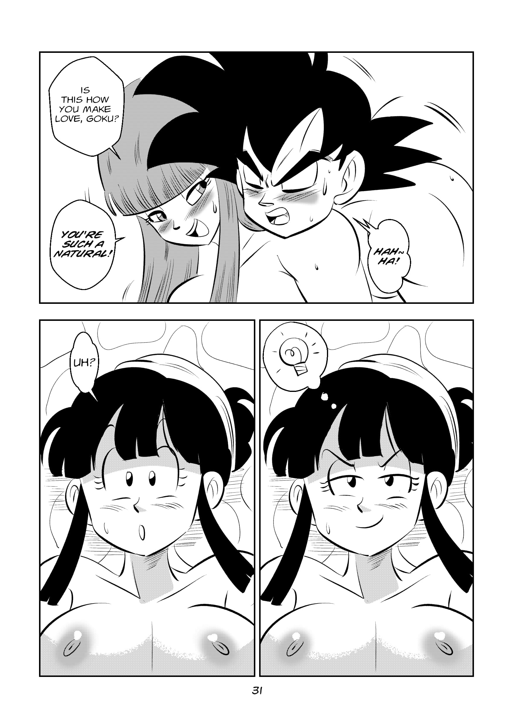 Return to Jingle Village (Dragon Ball) [FunsexyDB] Chapter 1 - Page 31