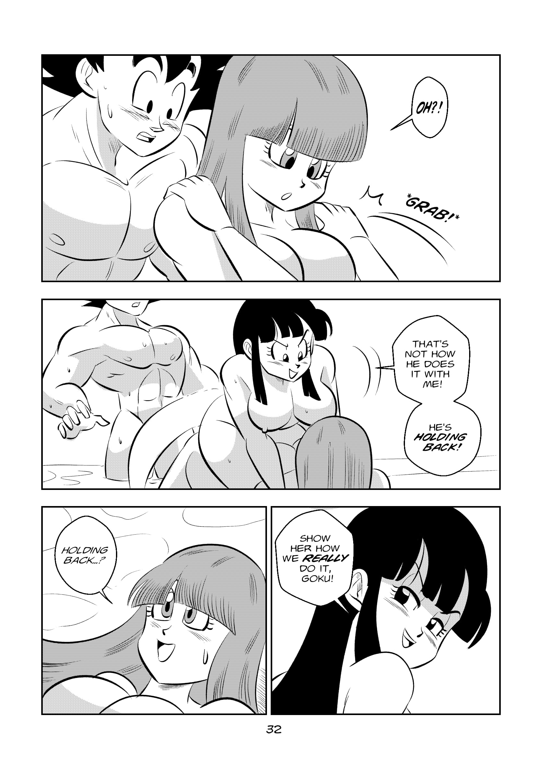 Return to Jingle Village (Dragon Ball) [FunsexyDB] Chapter 1 - Page 32
