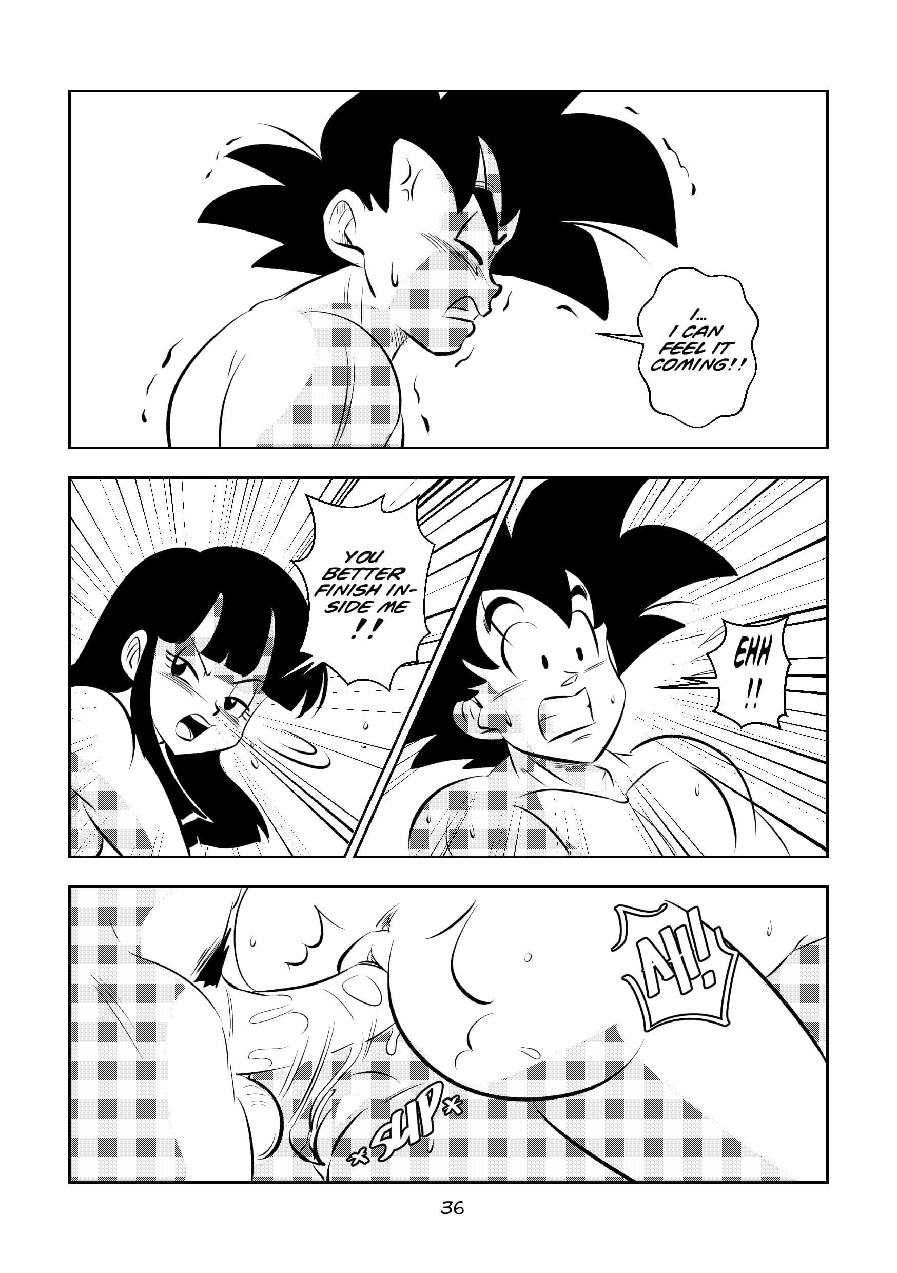 Return to Jingle Village (Dragon Ball) [FunsexyDB] Chapter 1 - Page 36