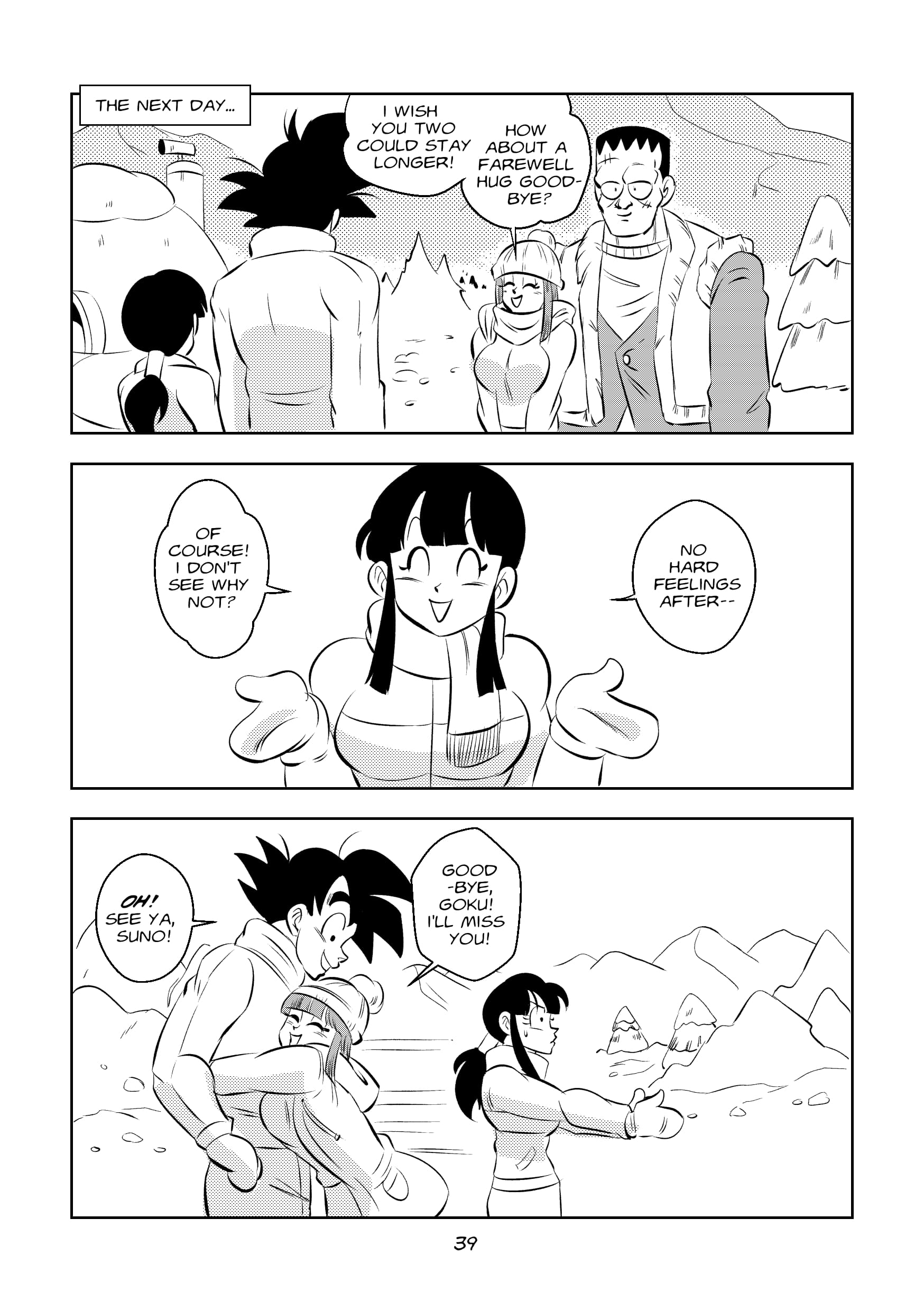 Return to Jingle Village (Dragon Ball) [FunsexyDB] Chapter 1 - Page 39