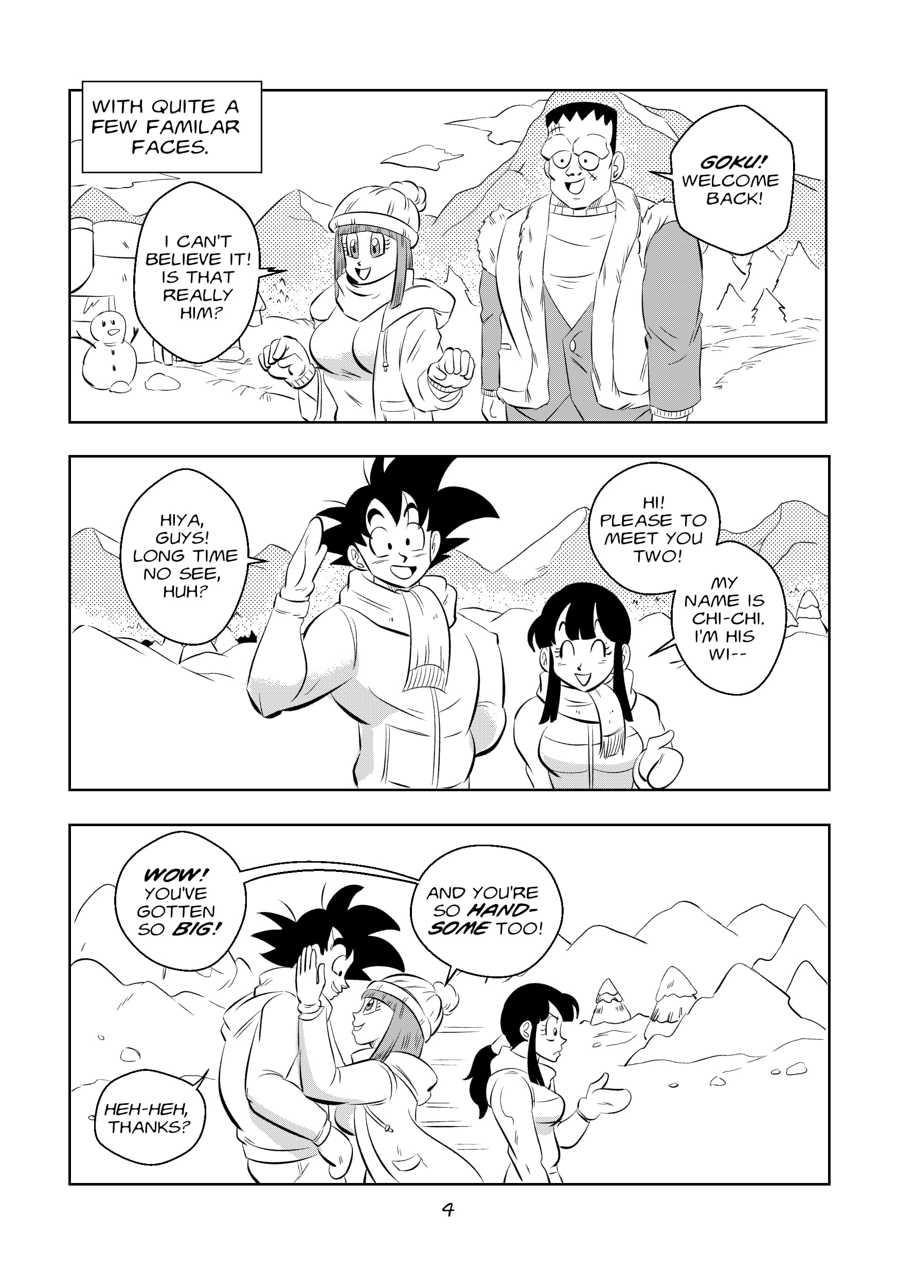 Return to Jingle Village (Dragon Ball) [FunsexyDB] Chapter 1 - Page 4