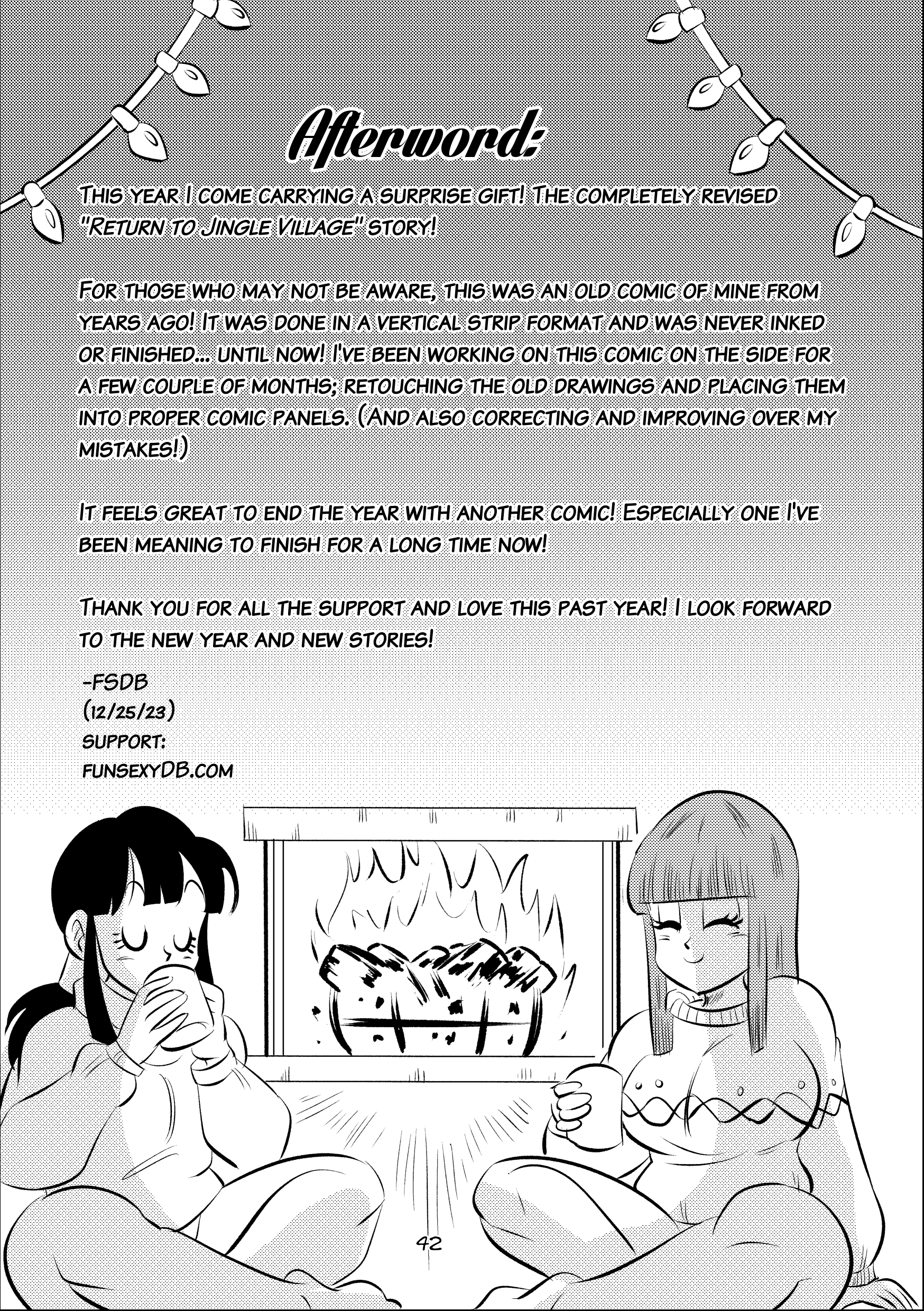 Return to Jingle Village (Dragon Ball) [FunsexyDB] Chapter 1 - Page 42