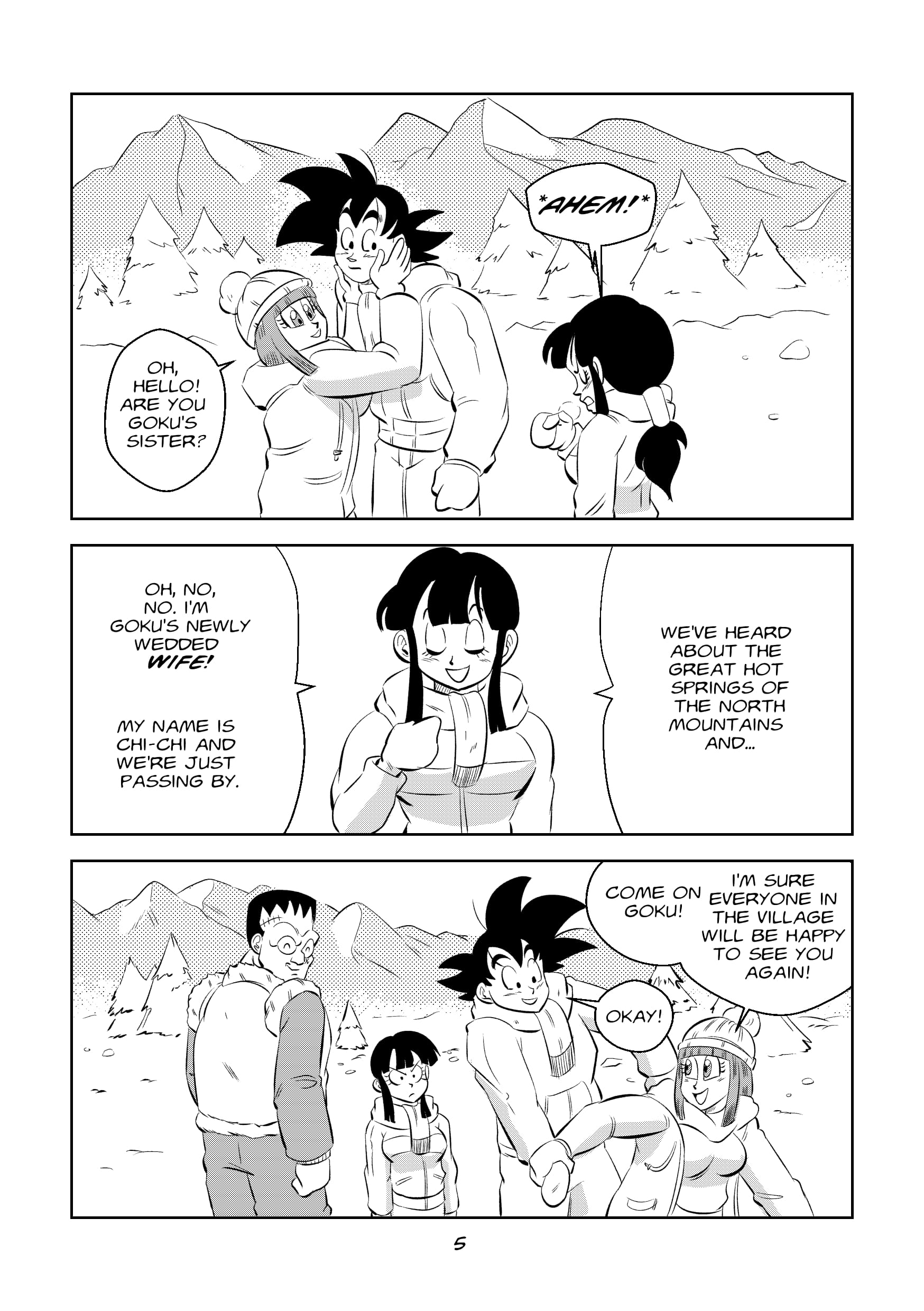 Return to Jingle Village (Dragon Ball) [FunsexyDB] Chapter 1 - Page 5