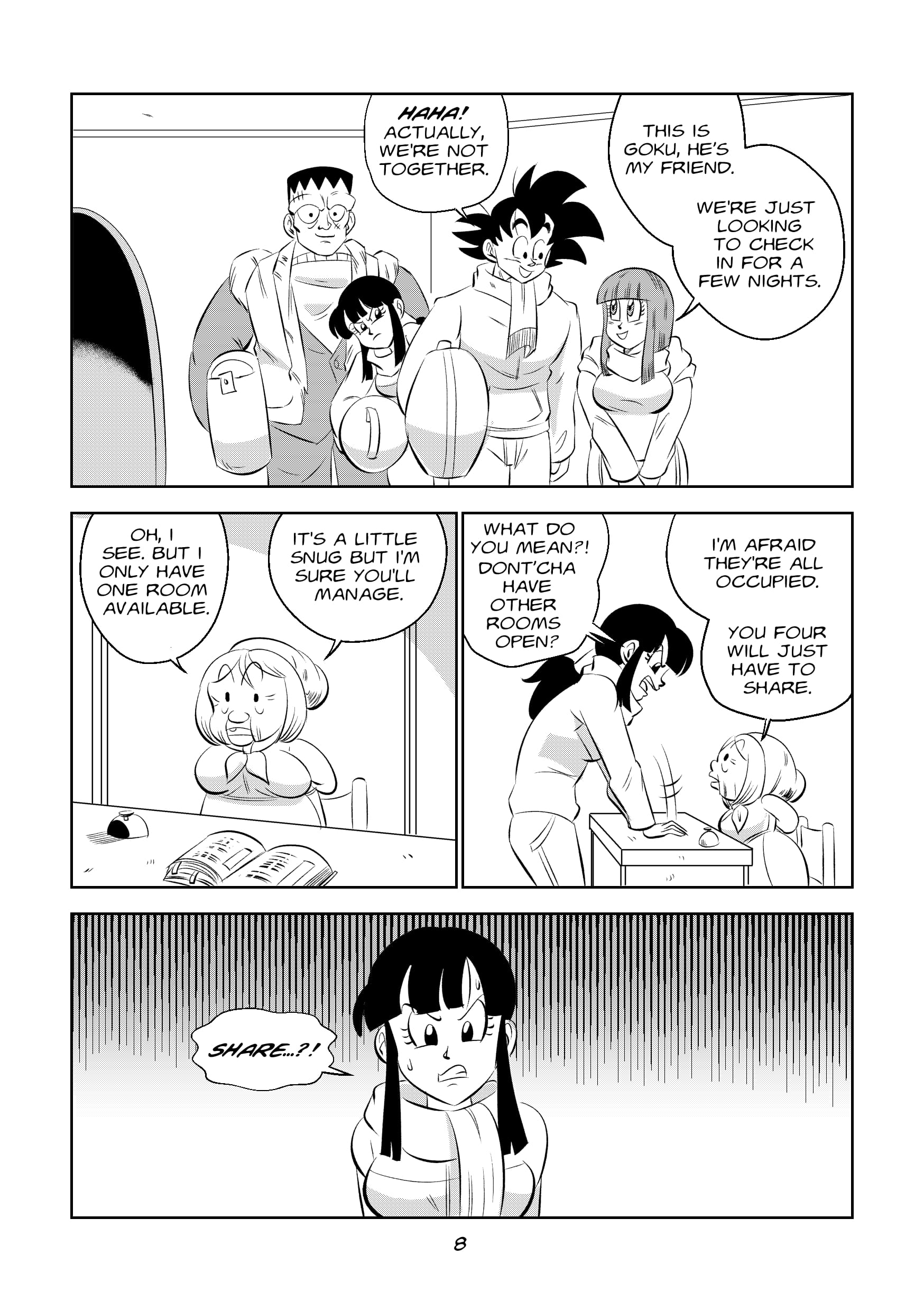 Return to Jingle Village (Dragon Ball) [FunsexyDB] Chapter 1 - Page 8