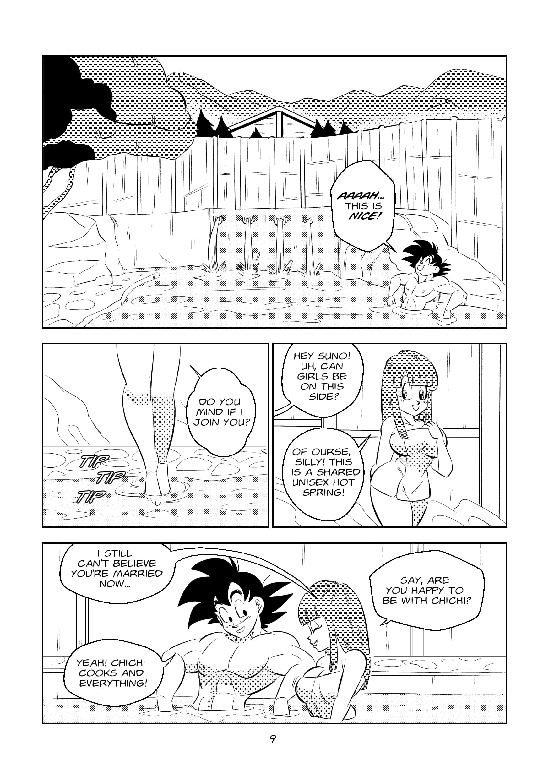 Return to Jingle Village (Dragon Ball) [FunsexyDB] Chapter 1 - Page 9