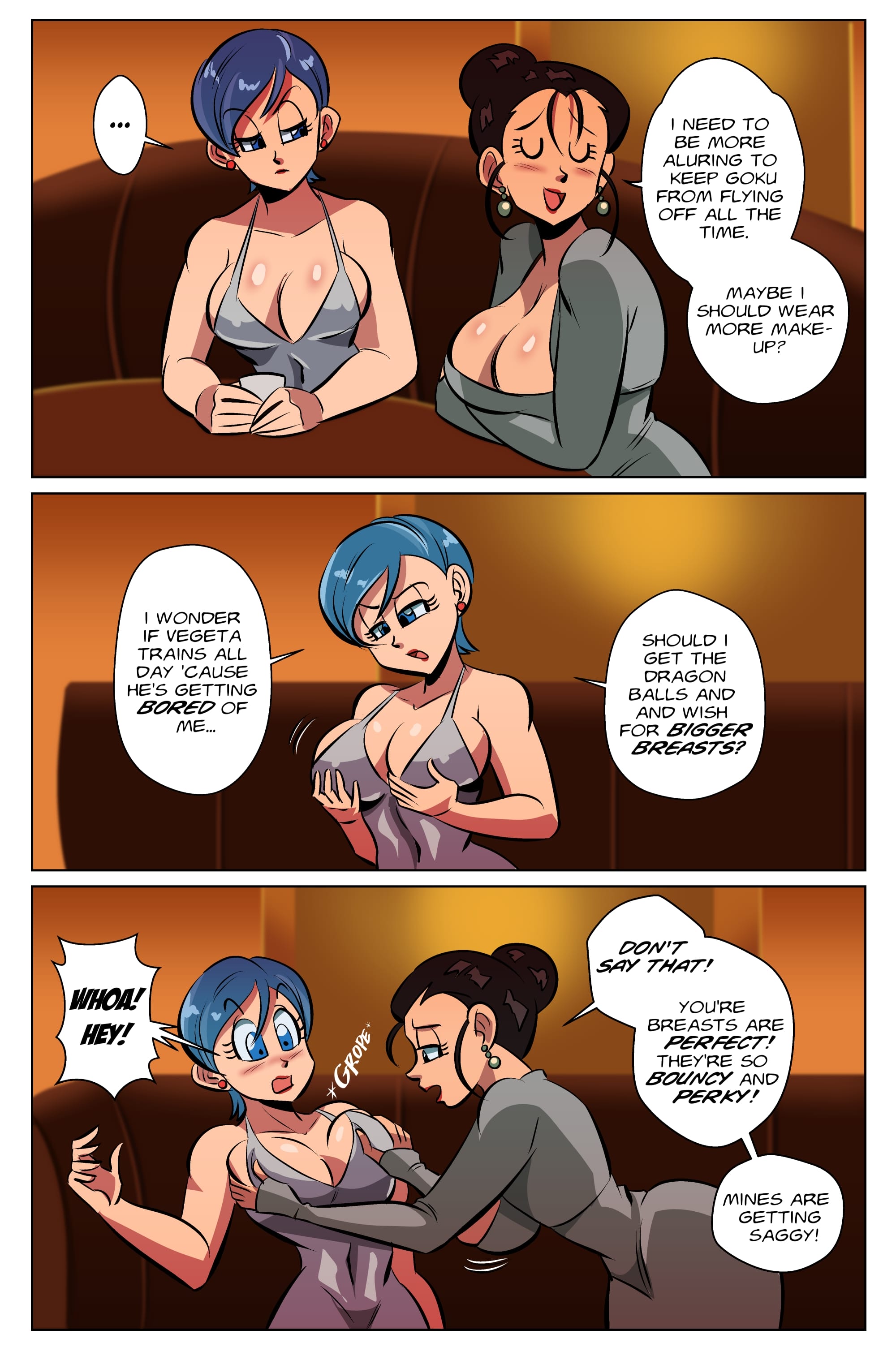 Girls Night Out (Dragon Ball Super) [FunsexyDB] Chapter 1 - Page 12