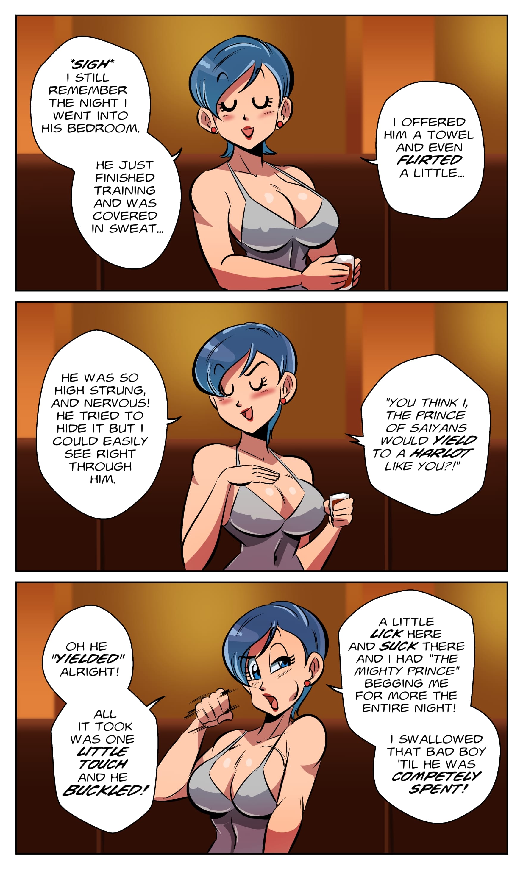Girls Night Out (Dragon Ball Super) [FunsexyDB] Chapter 1 - Page 9