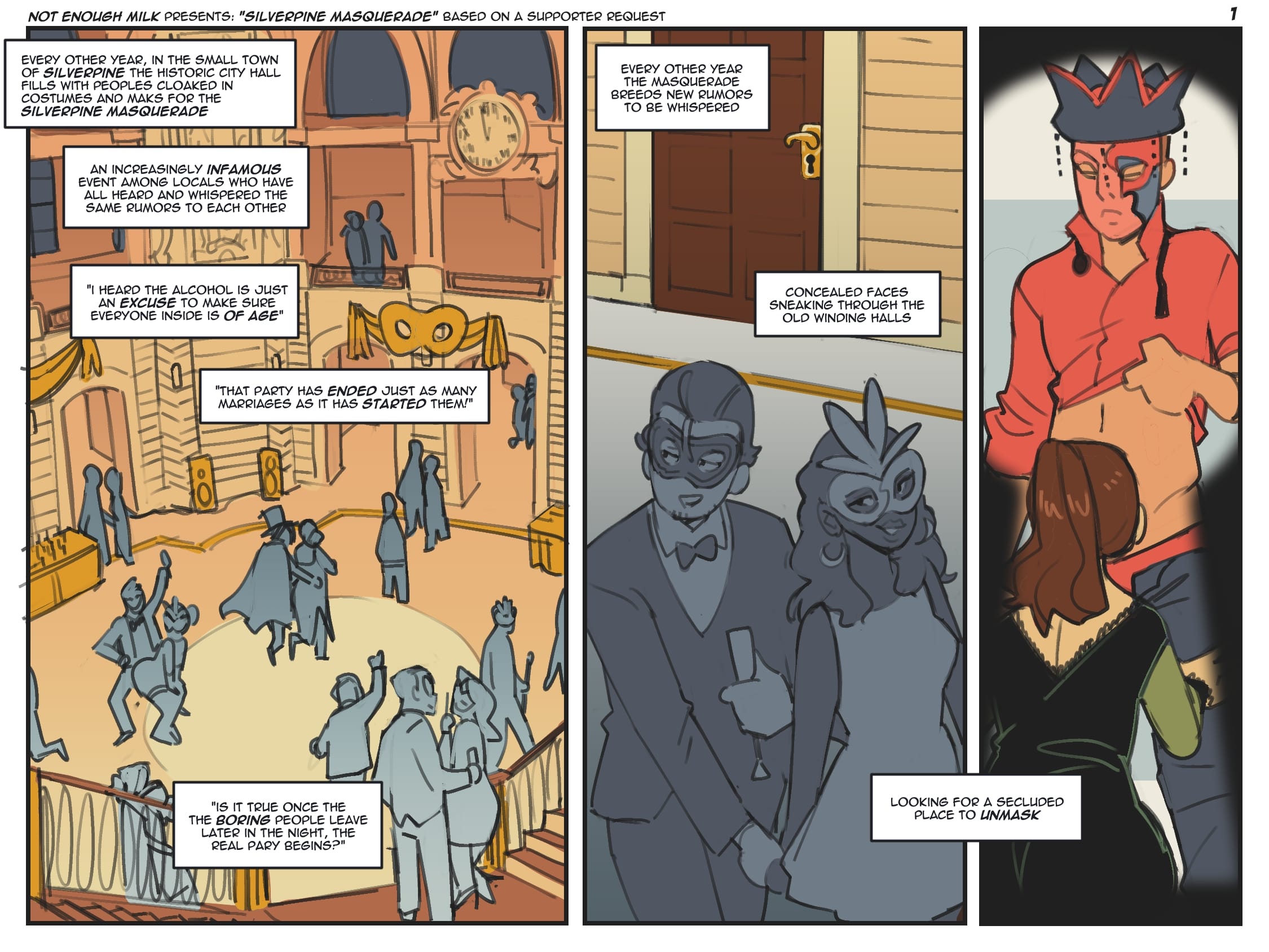 Silverpine Masquerade [NotEnoughMilk] Chapter 1 - Page 1