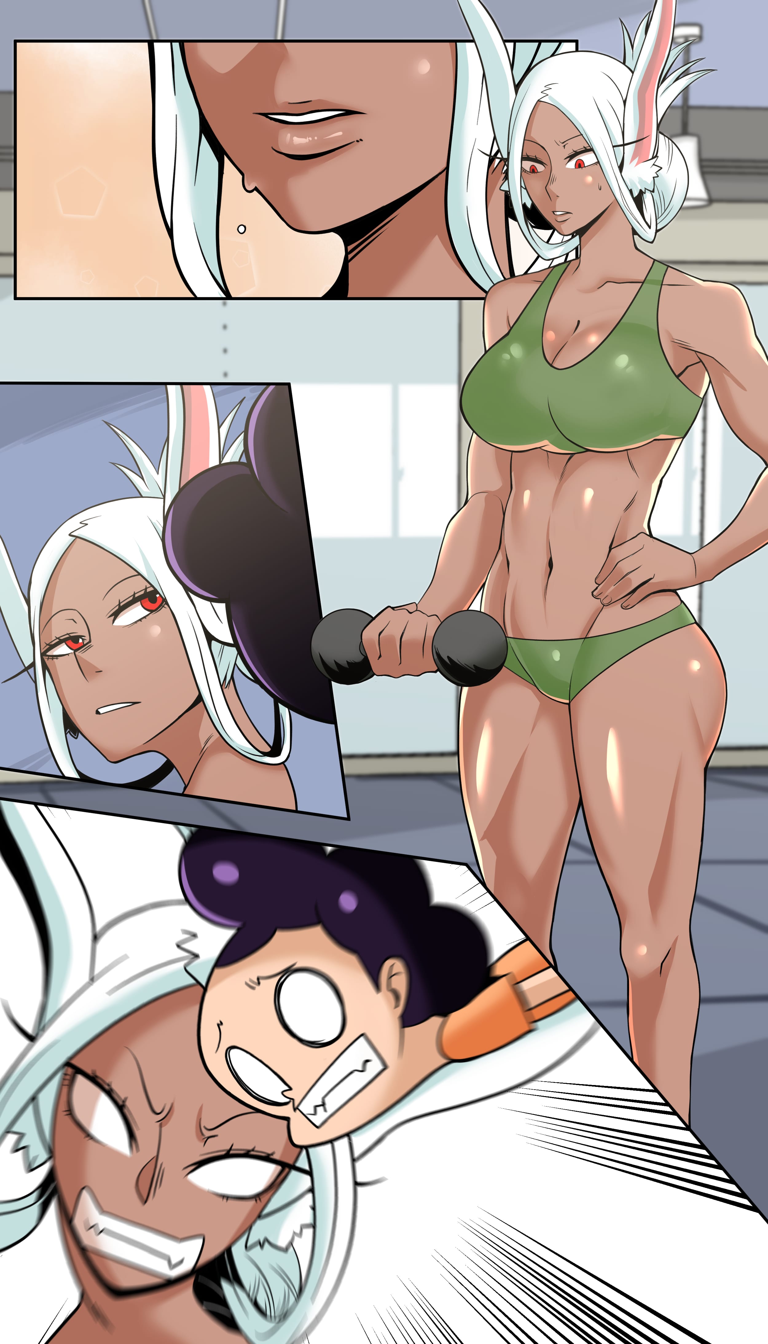 Momo & Mirko? (My Hero Academia) [TSFSingularity , DeaF] Chapter 1 - Page 17