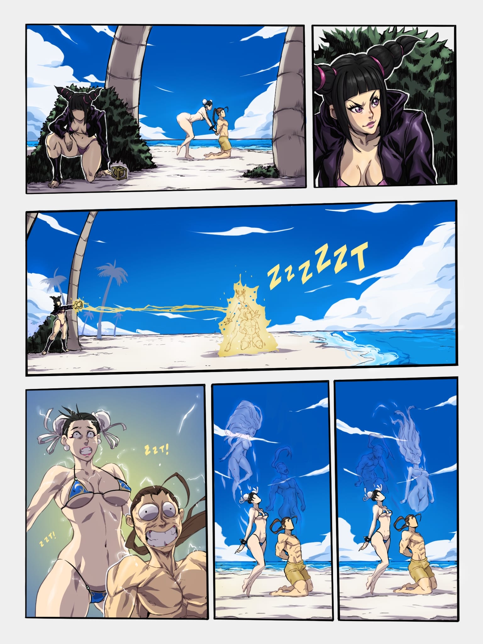 Swap by the Beach ⛱ (Street Fighter) [TSFSingularity , Potemkin] Chapter 1 - Page 11
