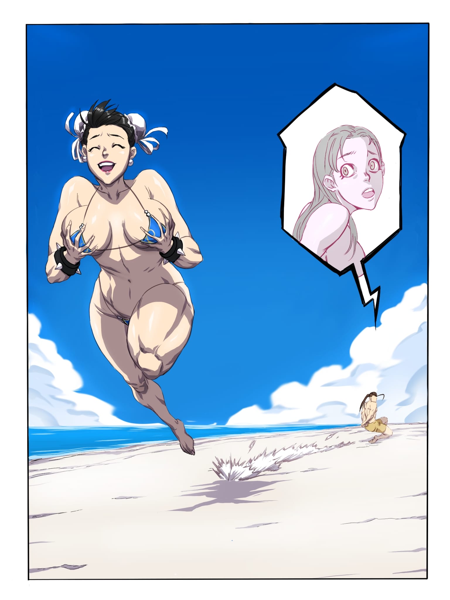 Swap by the Beach ⛱ (Street Fighter) [TSFSingularity , Potemkin] Chapter 1 - Page 14