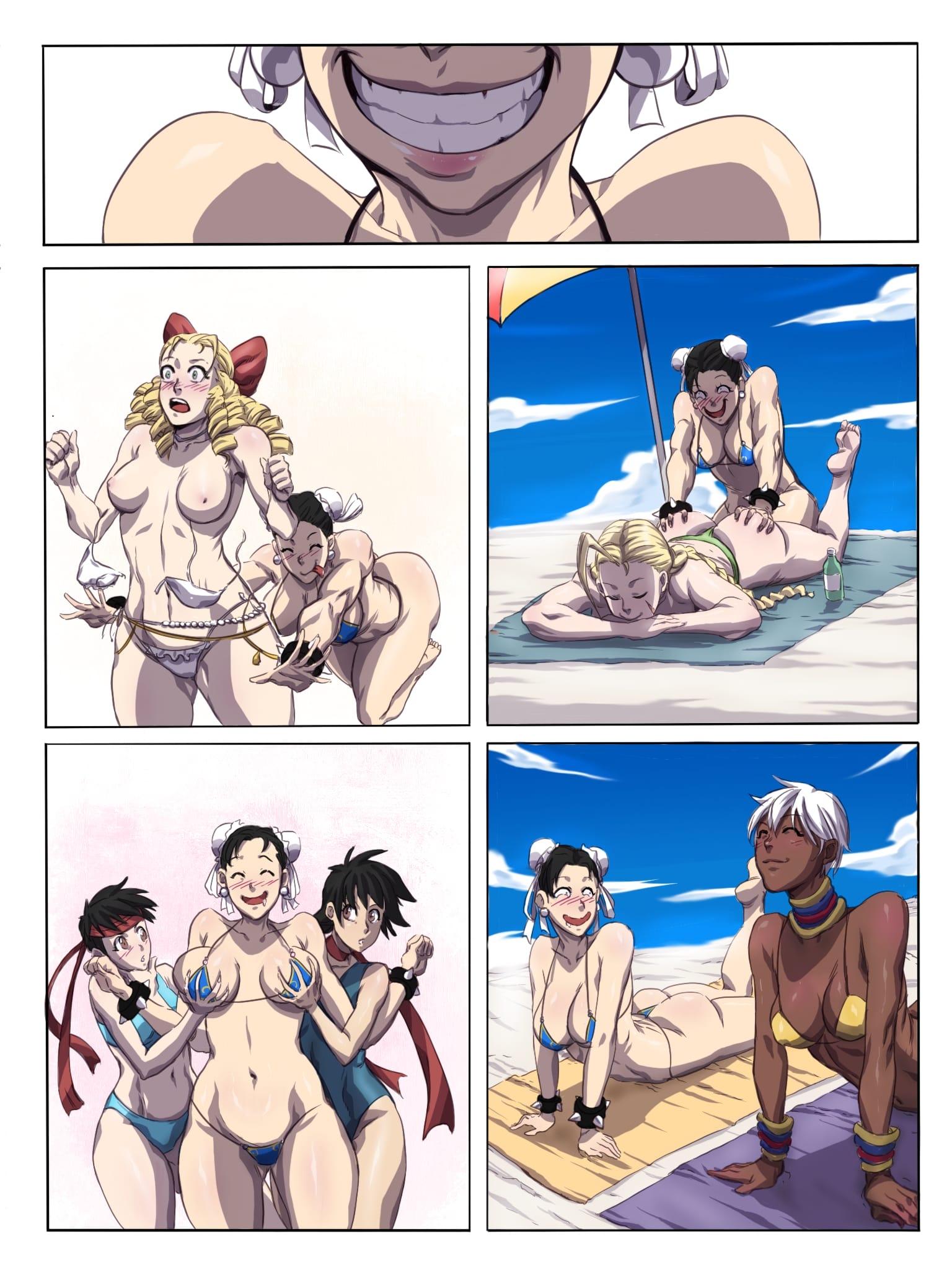 Swap by the Beach ⛱ (Street Fighter) [TSFSingularity , Potemkin] Chapter 1 - Page 17