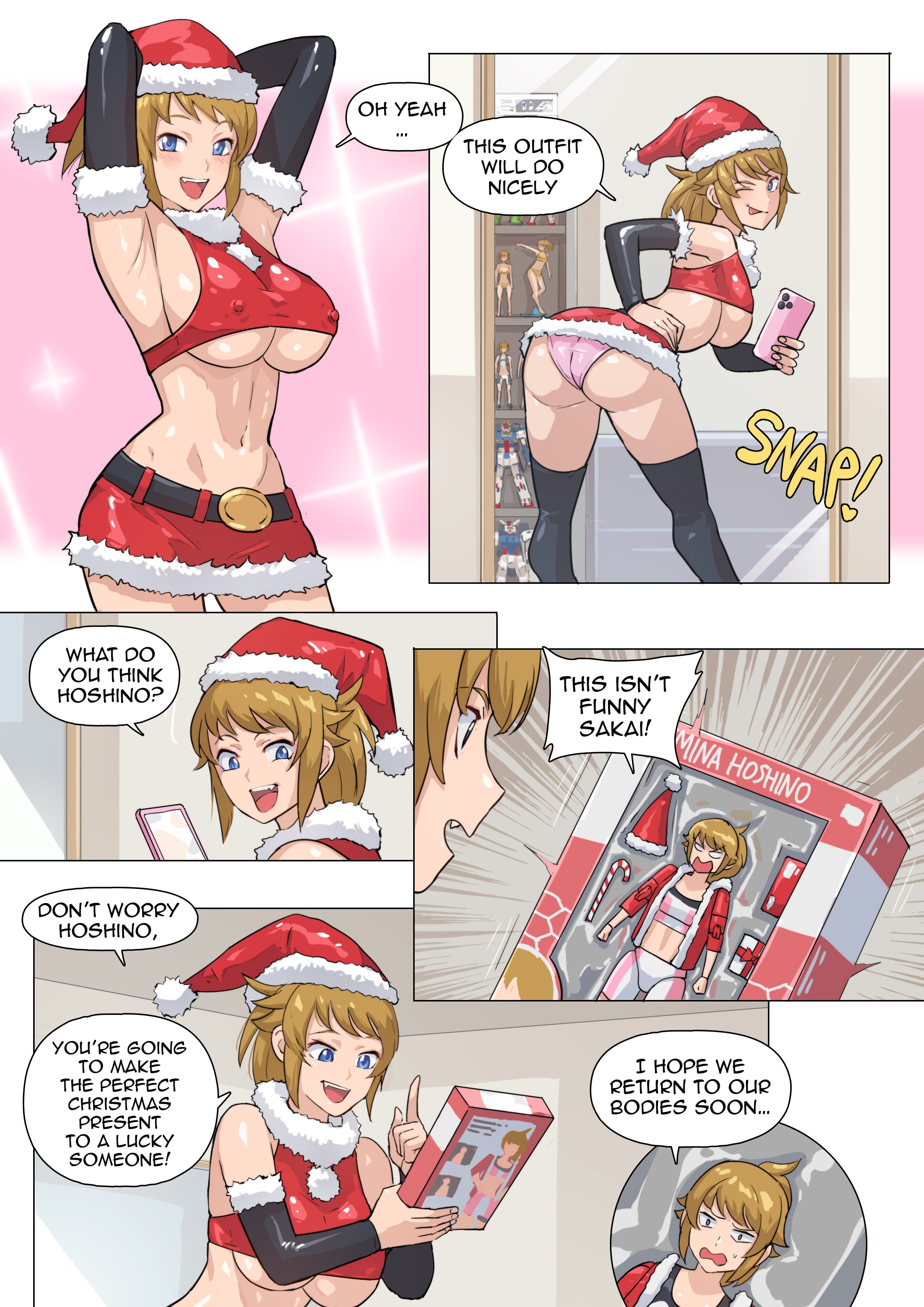 Hoshi! No! – A Christmas-sho! – A Killer Christmas! (Gundam Build Fighters Try) [TSFSingularity , Cirenk] Chapter 1 - Page 4