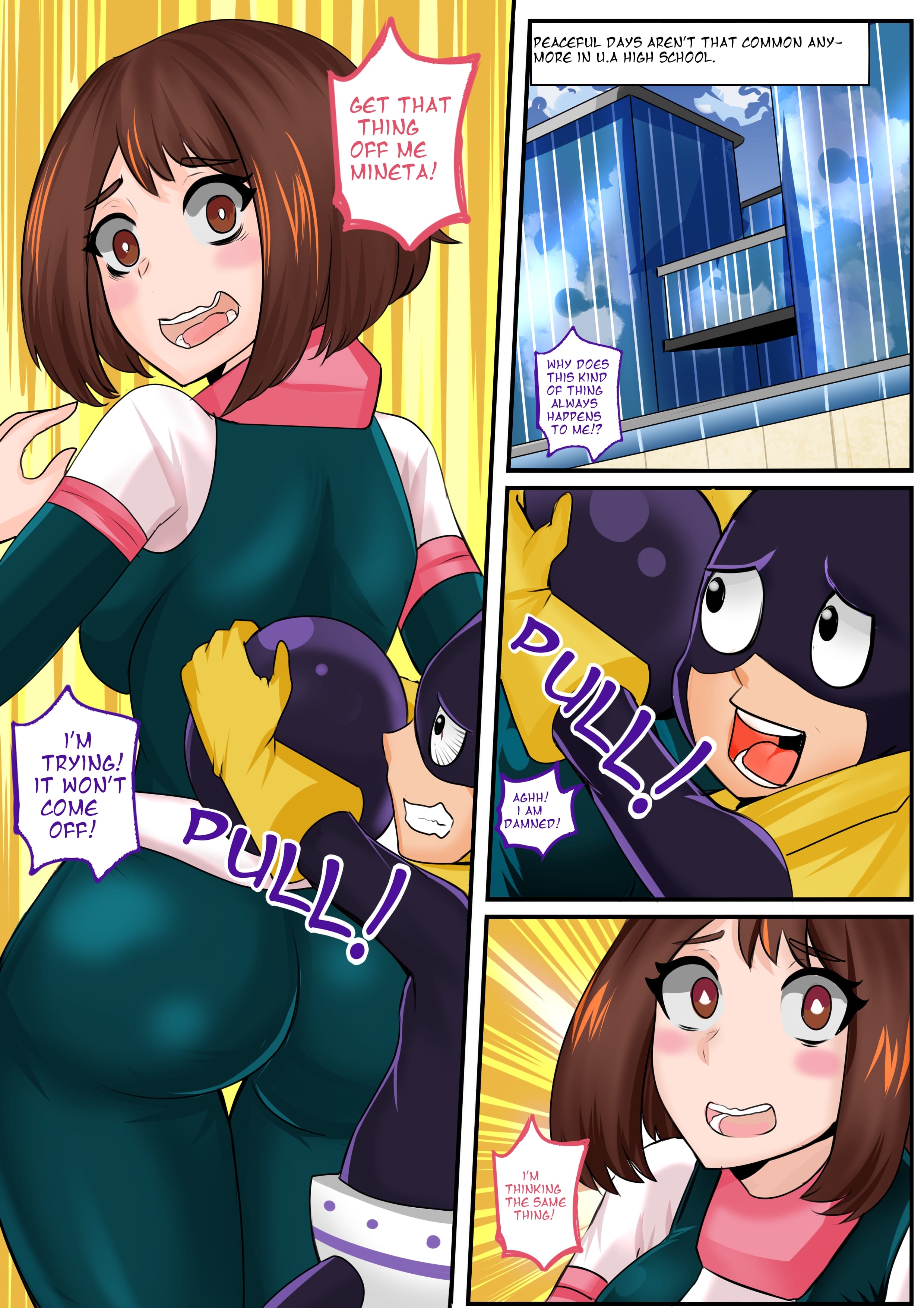 Grapes In The Brain!! (My Hero Academia) [TSFSingularity , BurningMoonWorks] Chapter 1 - Page 2