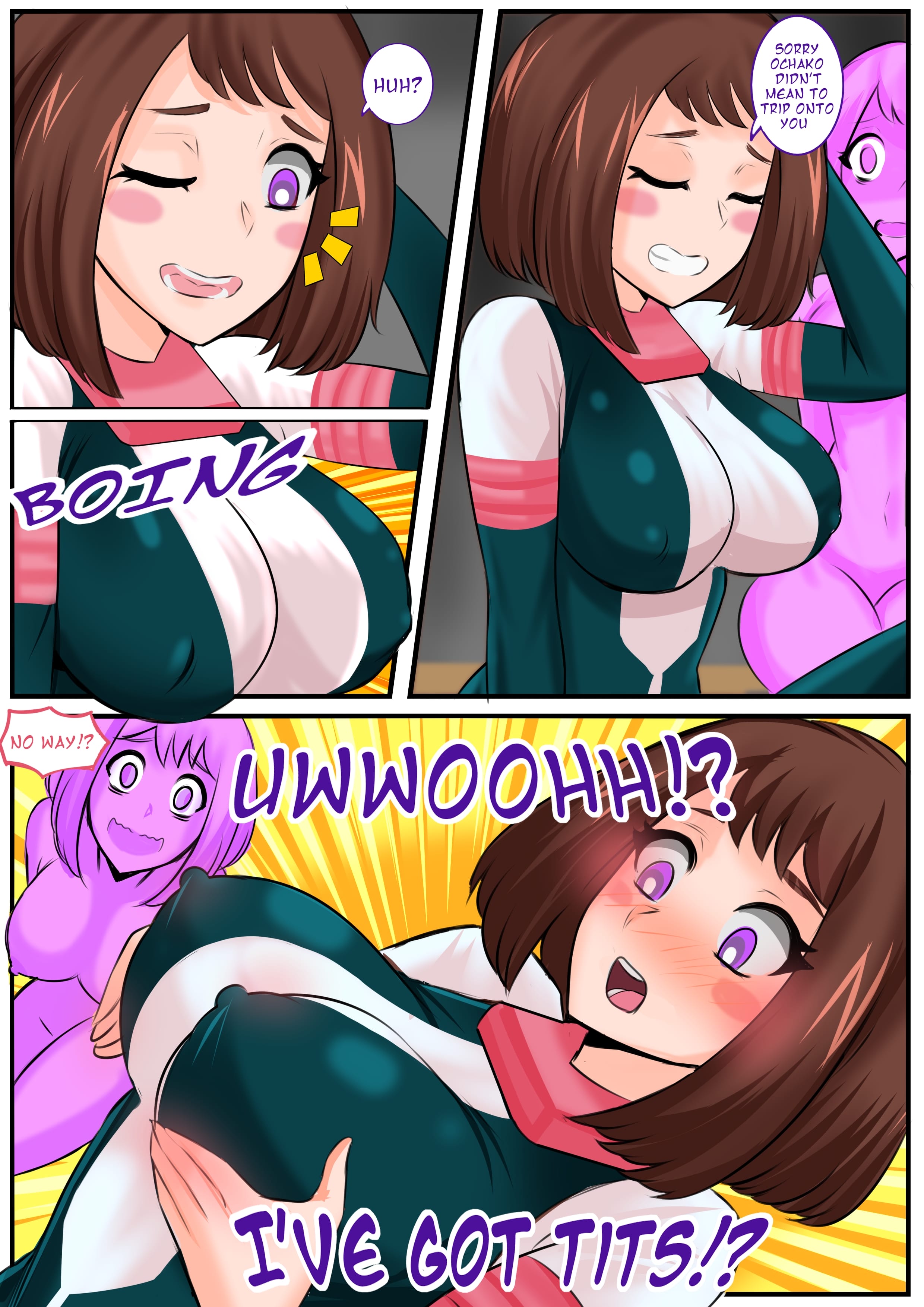 Grapes In The Brain!! (My Hero Academia) [TSFSingularity , BurningMoonWorks] Chapter 1 - Page 8