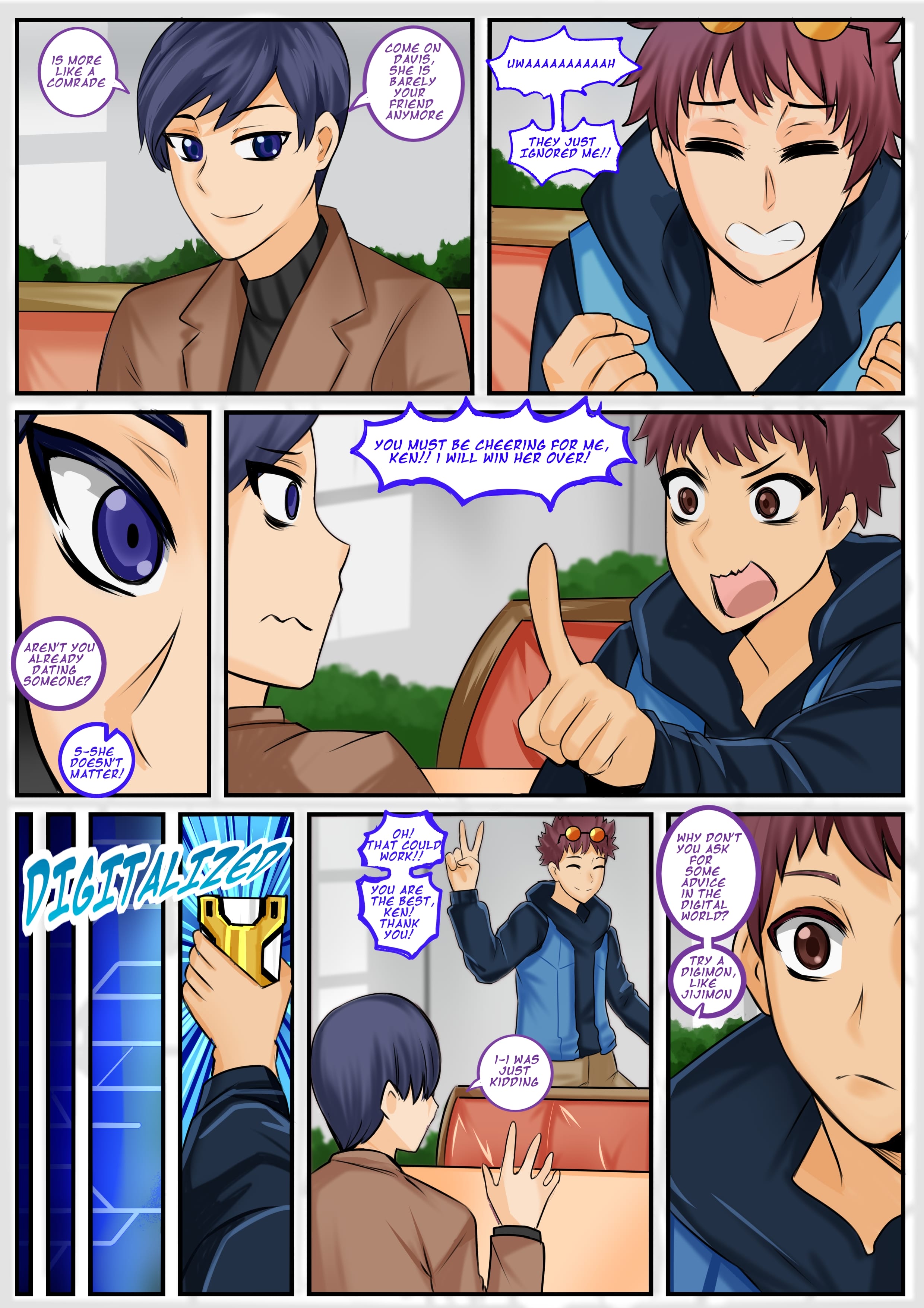 Angewom-on-line! (Digimon Adventure) [TSFSingularity , BurningMoonWorks] Chapter 1 - Page 3