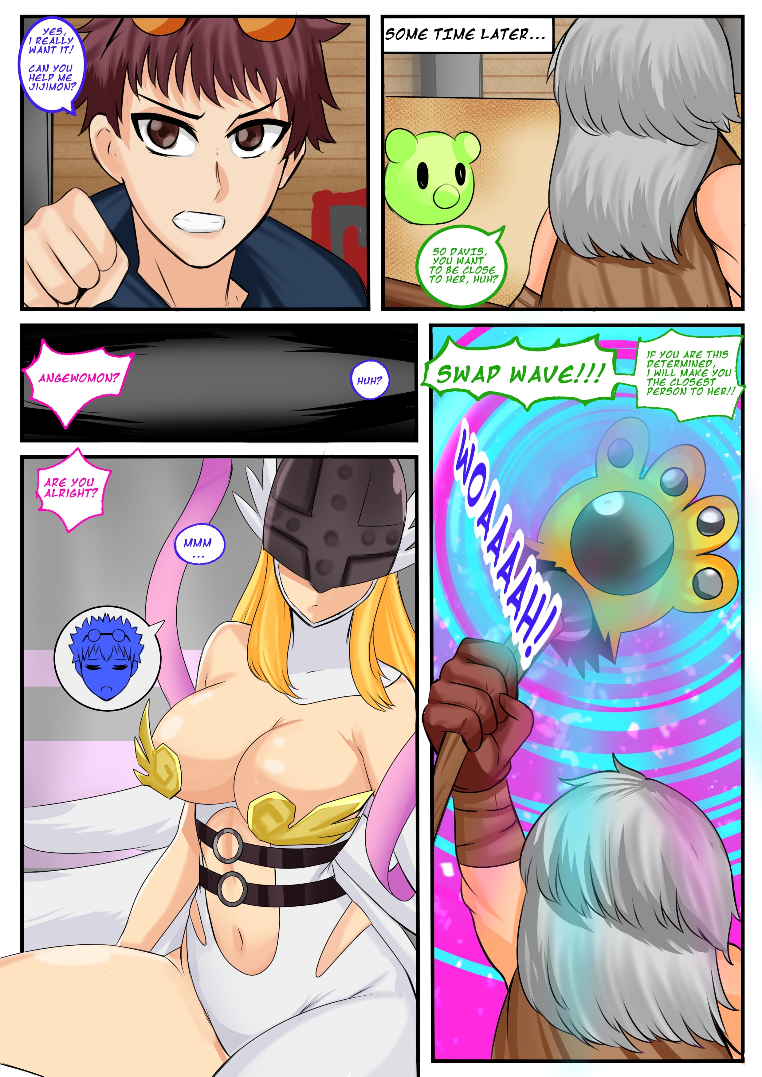 Angewom-on-line! (Digimon Adventure) [TSFSingularity , BurningMoonWorks] Chapter 1 - Page 4