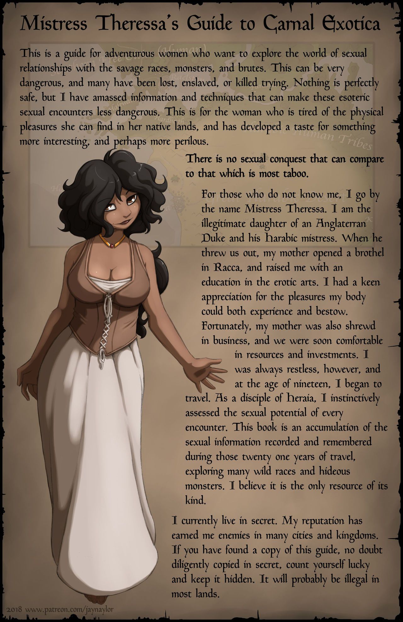 Mistress Theresa’s Guide To Carnal Erotica [Jay Naylor] Chapter 1 - Page 1